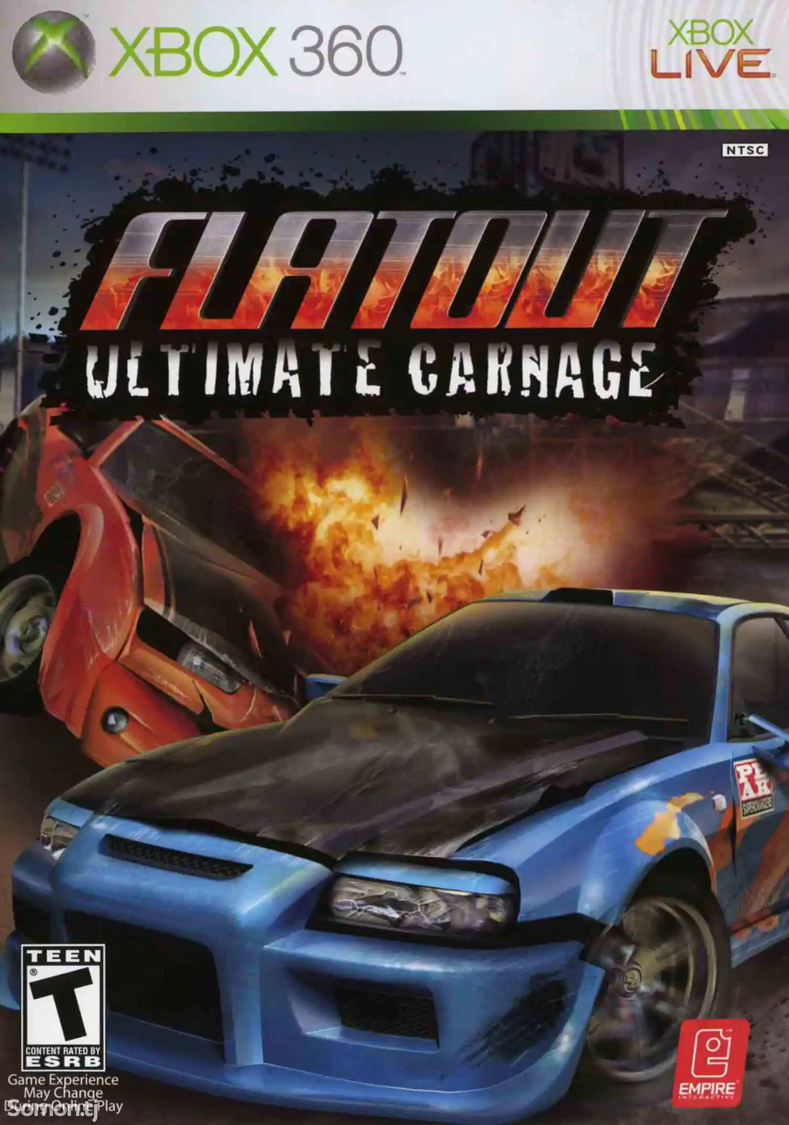 Игра Flatout 3 ultimate carnage для прошитых Xbox 360