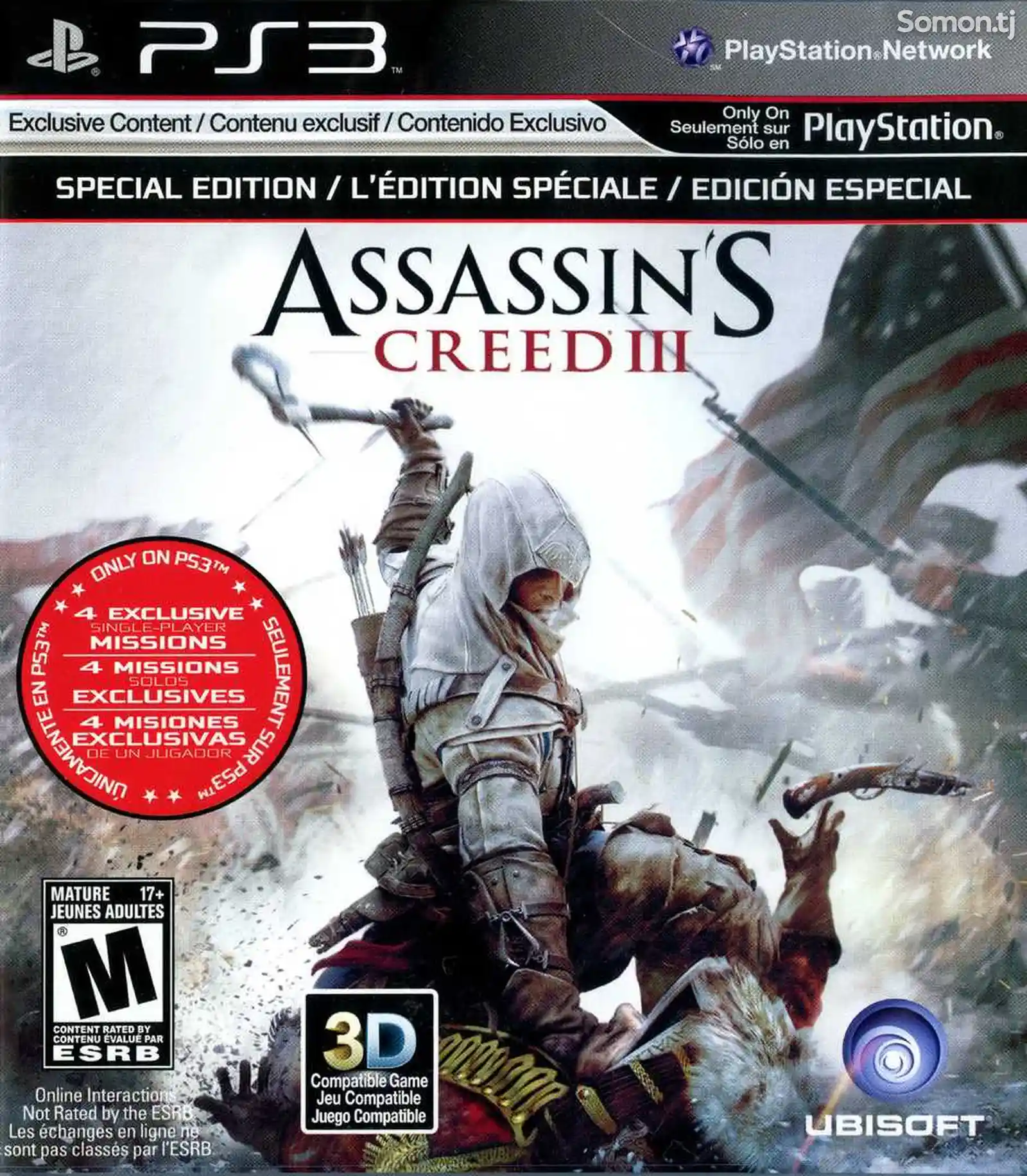 Игра Assassin's Creed 3 для Play Station-3