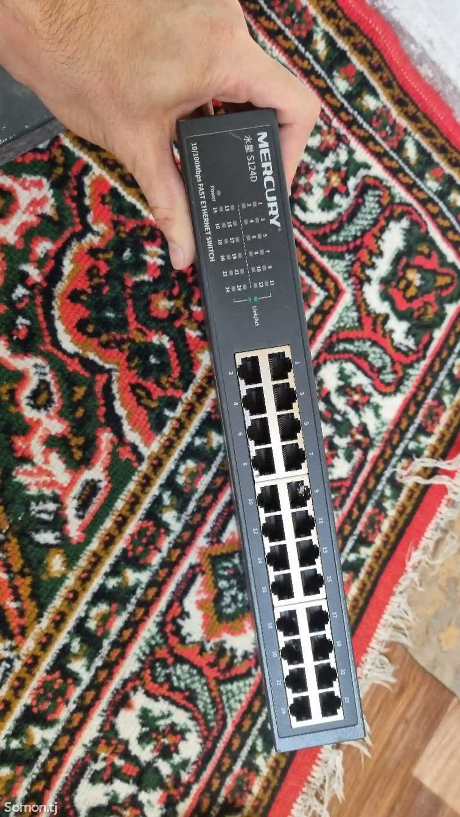 Портовой коммутатор switch Mercury на 24 порта-2