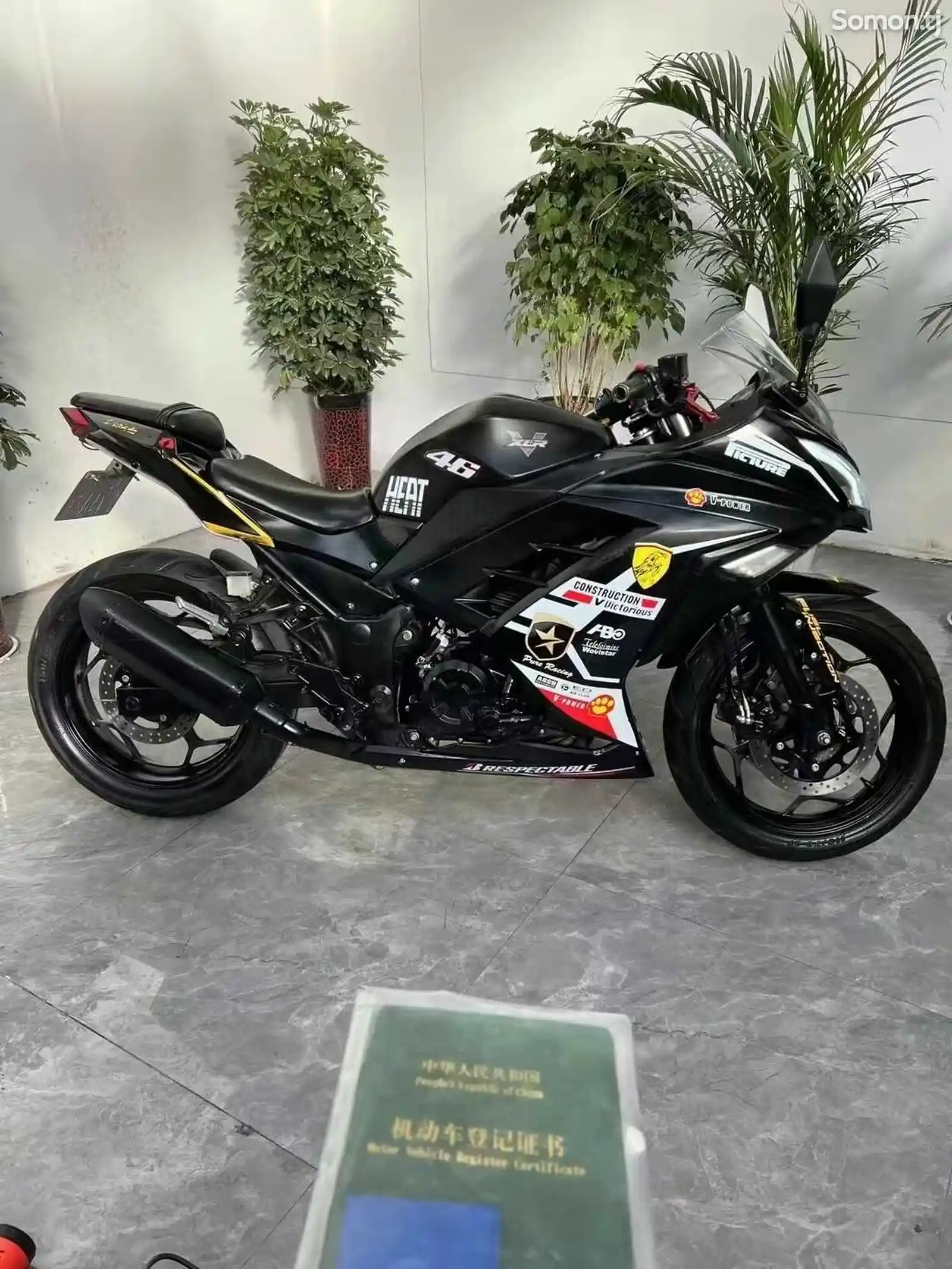 Мотоцикл Kawasaki 400cc на заказ-7