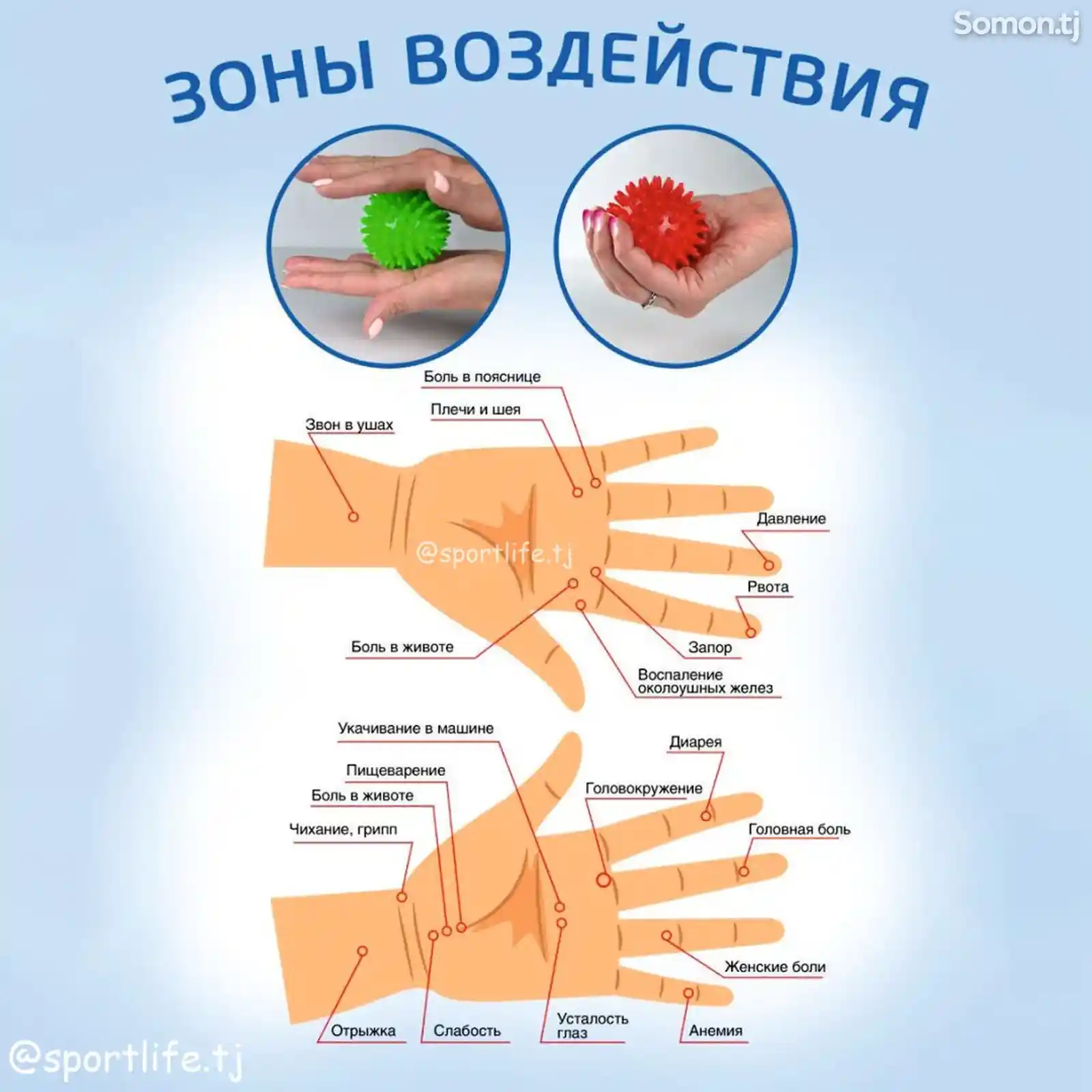 Массажный мячик-4