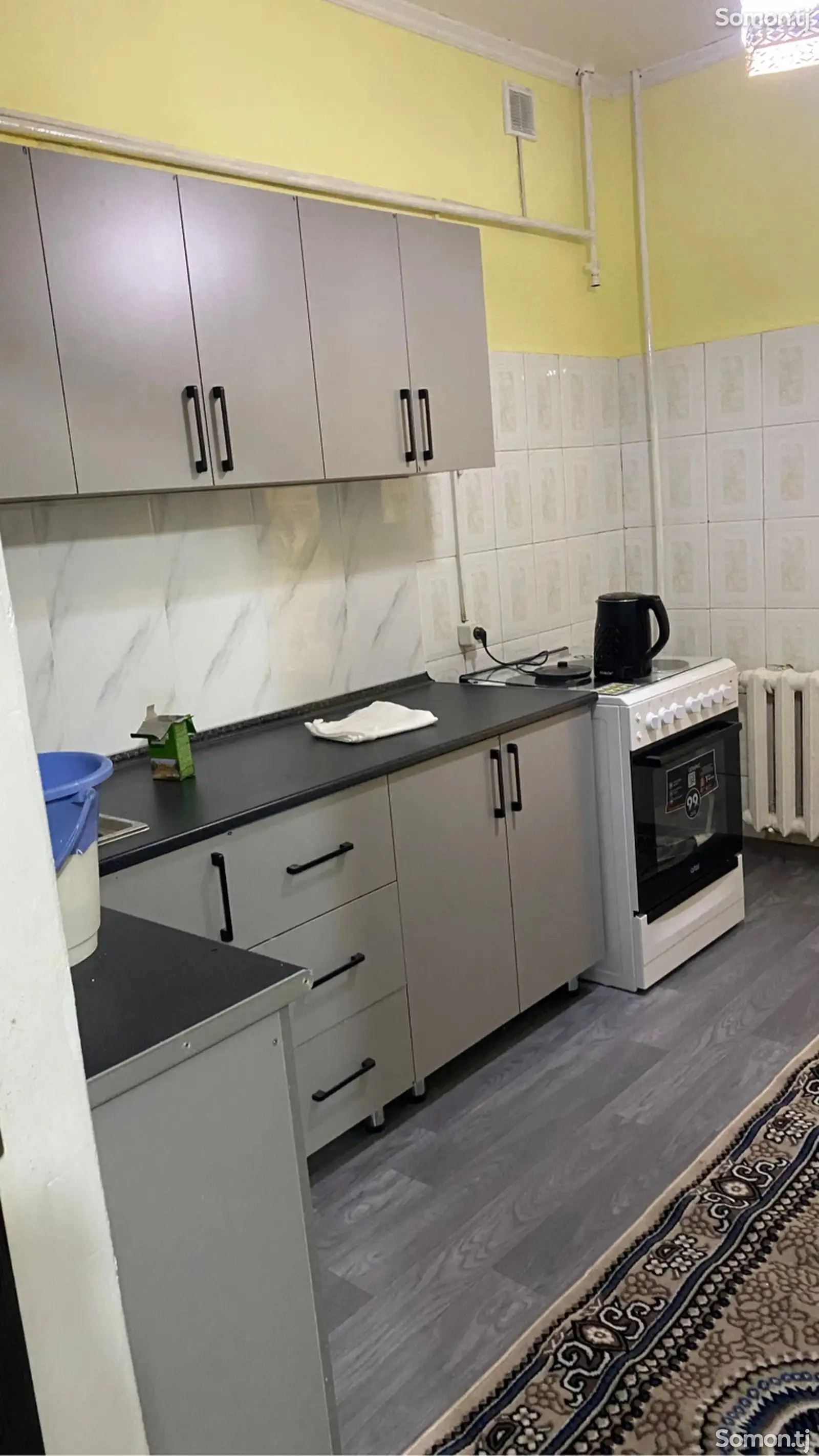 2-комн. квартира, Цокольный этаж, 57м², Сино-7