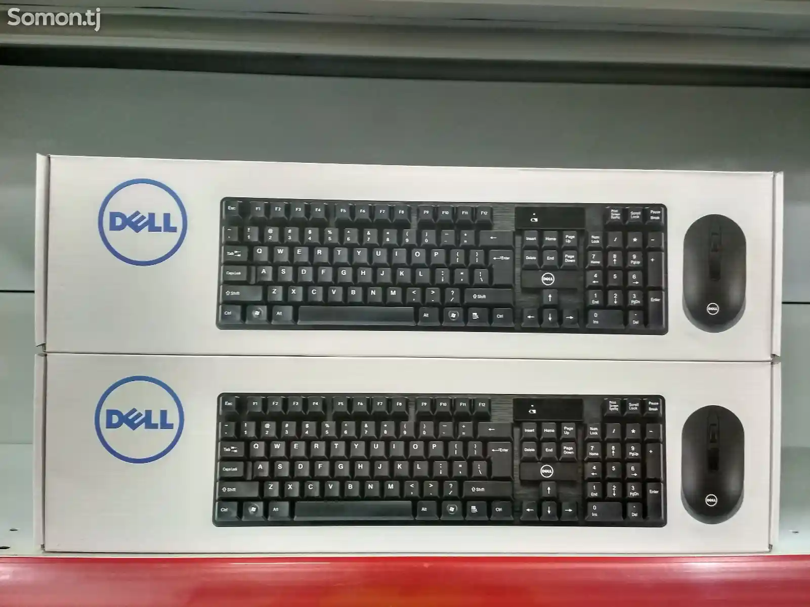 Беспроводная клавиатура и мышька Dell-1