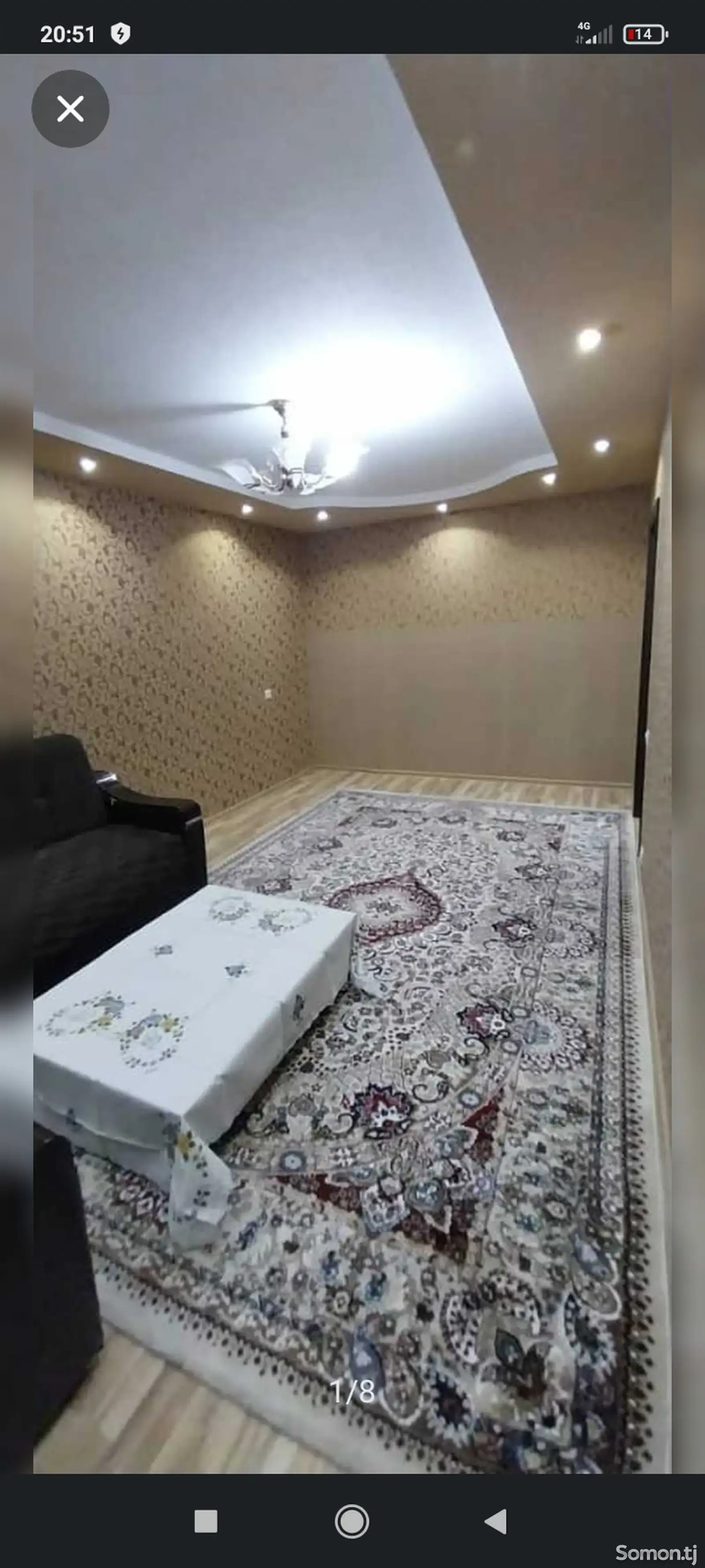 1-комн. квартира, 3 этаж, 40 м², Гор больница-1