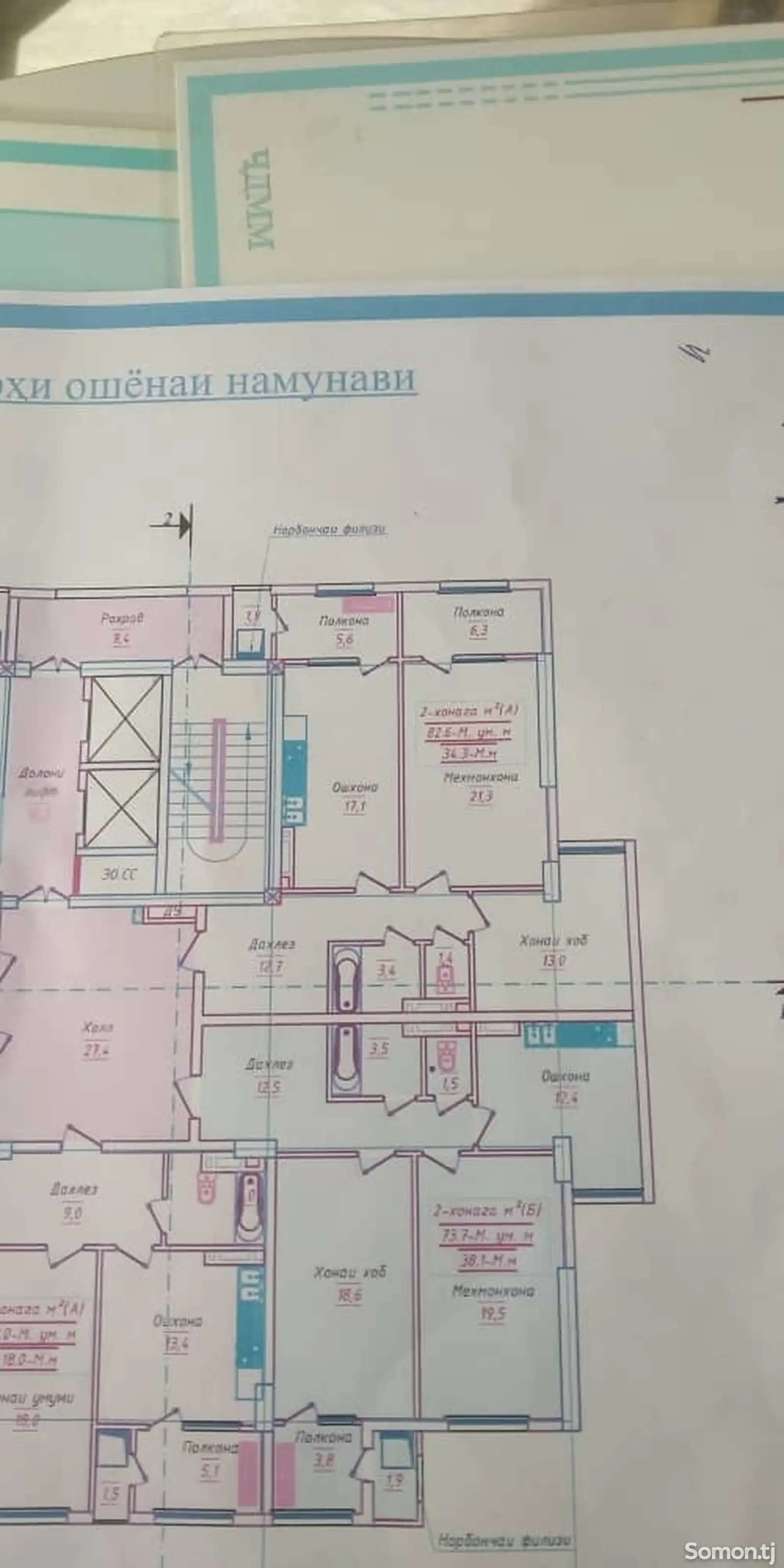 2-комн. квартира, 7 этаж, 83 м², памятник Родина-Мать-1