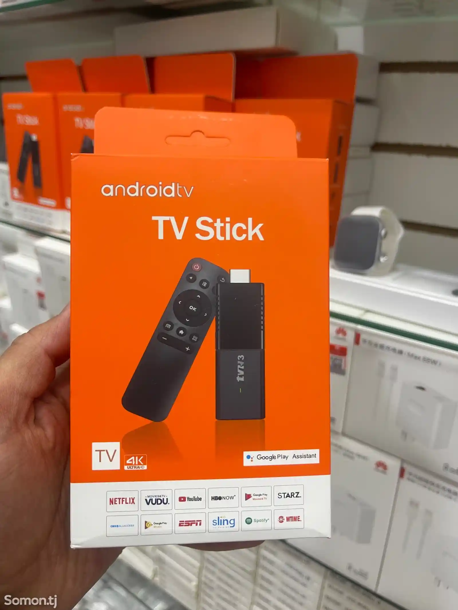 ТВ-приставка, TVR3 Box Android Smart Box, 4K Ultra Google Play Assistant-1