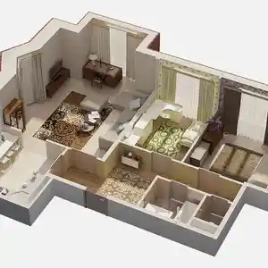 2-комн. квартира, 5 этаж, 58 м², Фабрика