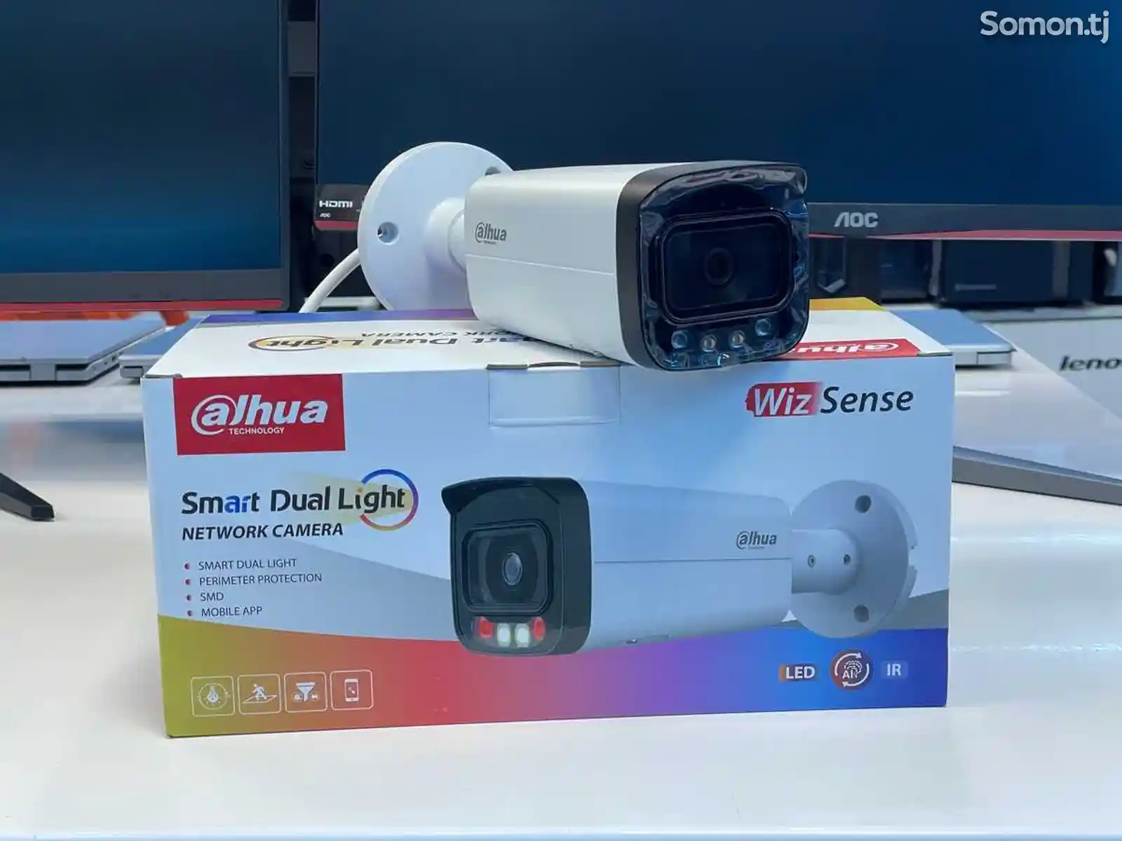 Камера видеонаблюдения IP Dahua DH IPC HFW2849T AS IL 8мп-1