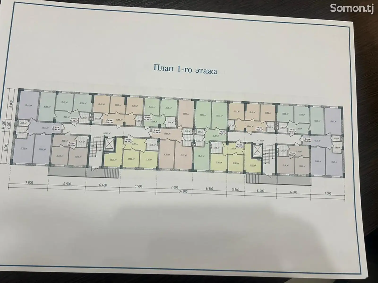 2-комн. квартира, Цокольный этаж, 73 м², 15 мкр