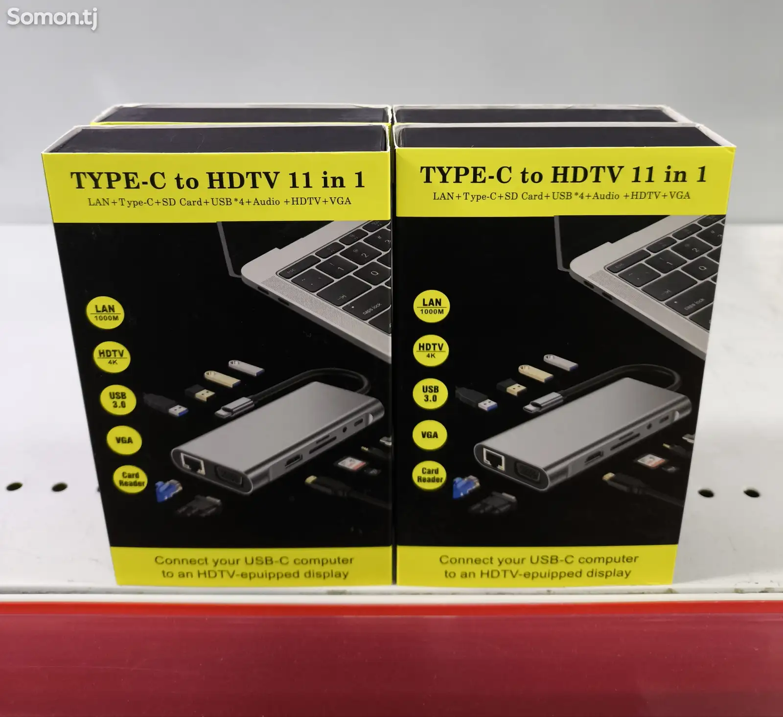 Переходник Type-C to HDTV 11 in 1 Adapter-1