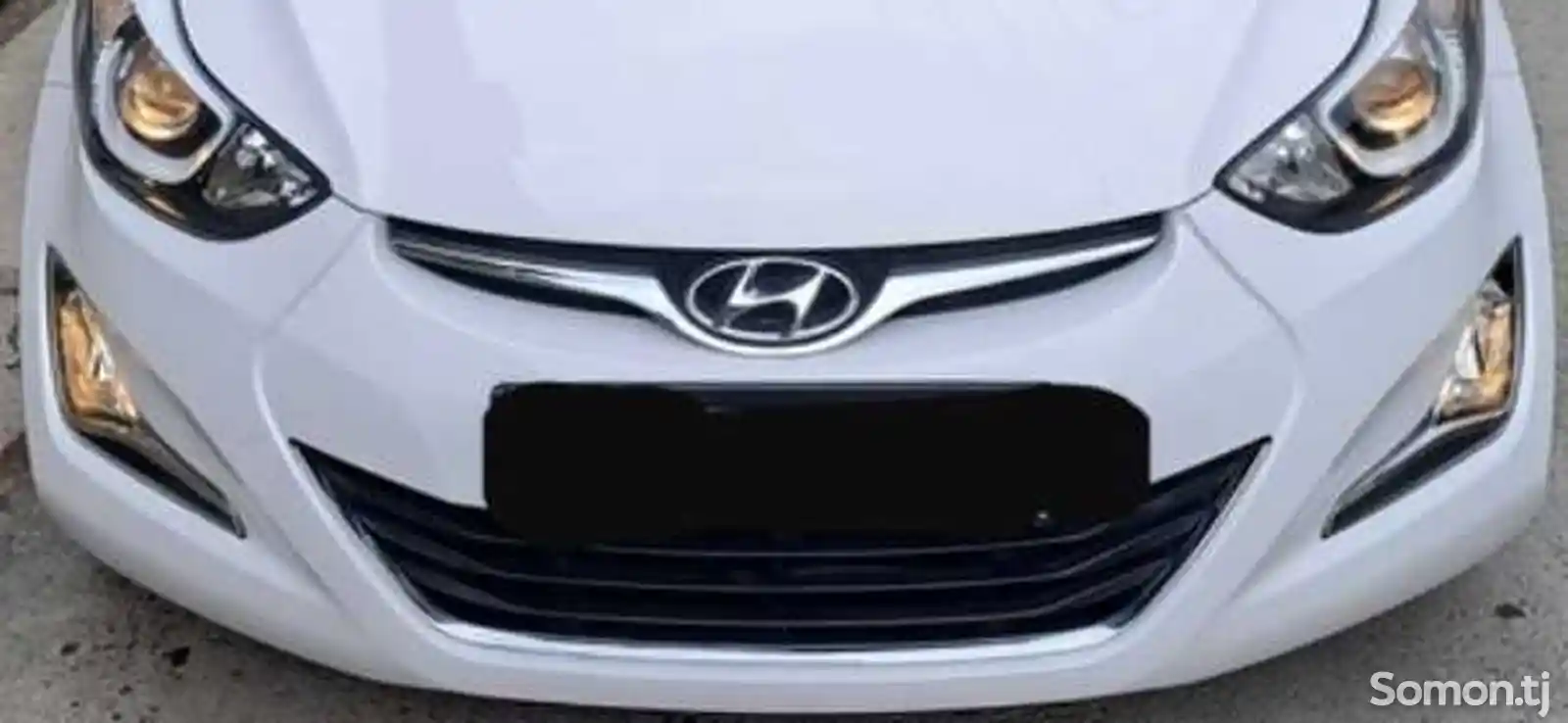 Передний бампер на Hyundai Avante MD