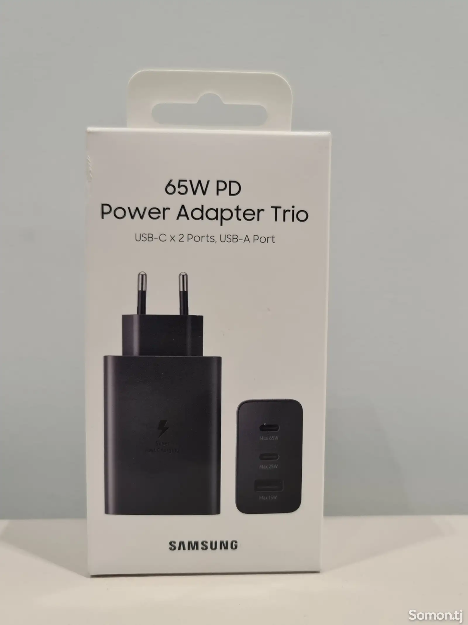 Зарядное устройство Samsung 65W 3 порта-1