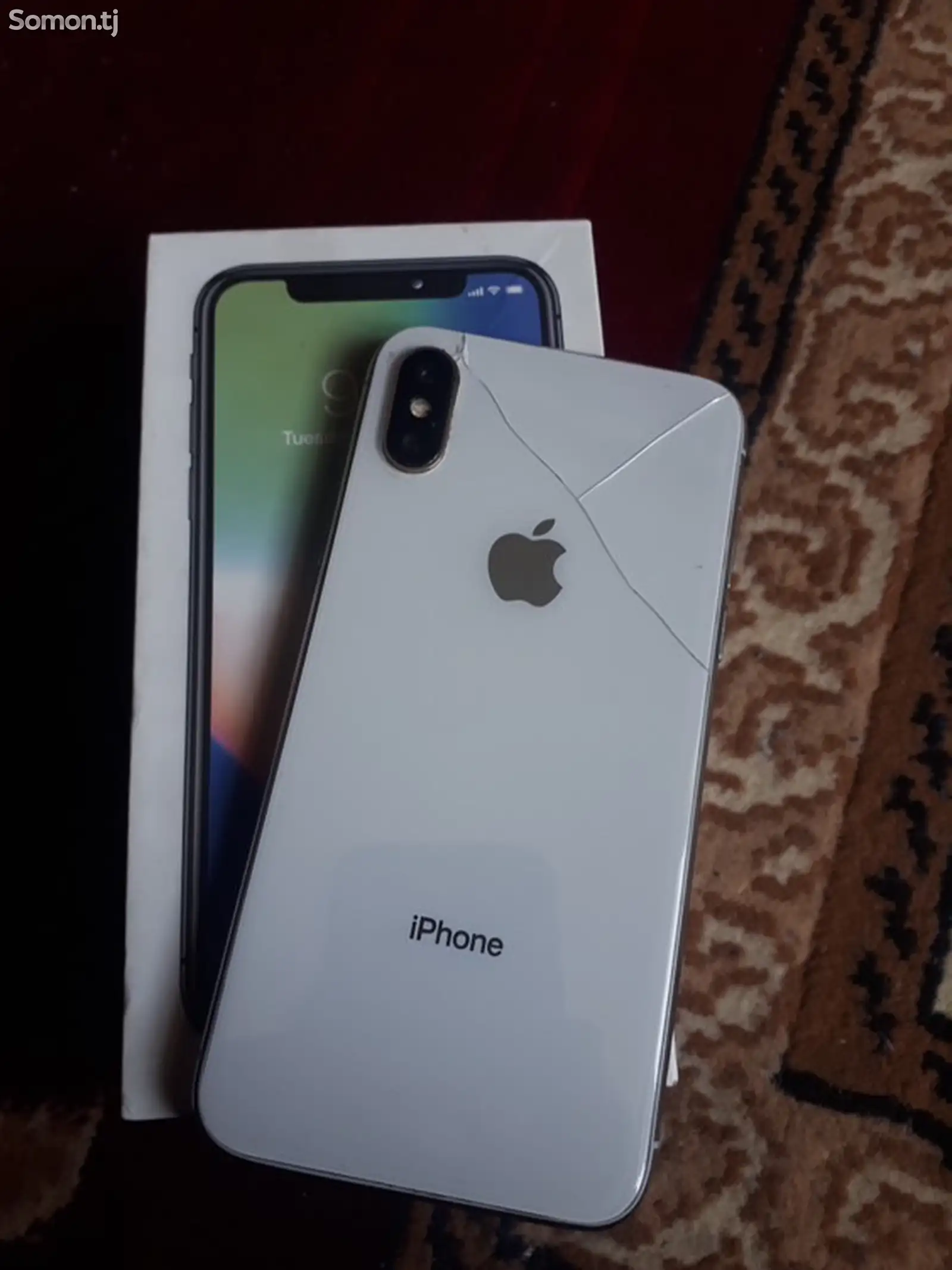 Apple iPhone X, 256 gb, Silver-1