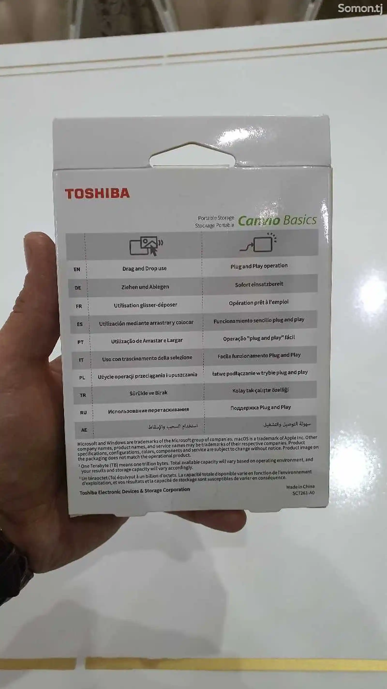 SDD накопитель Toshiba 1TB-3