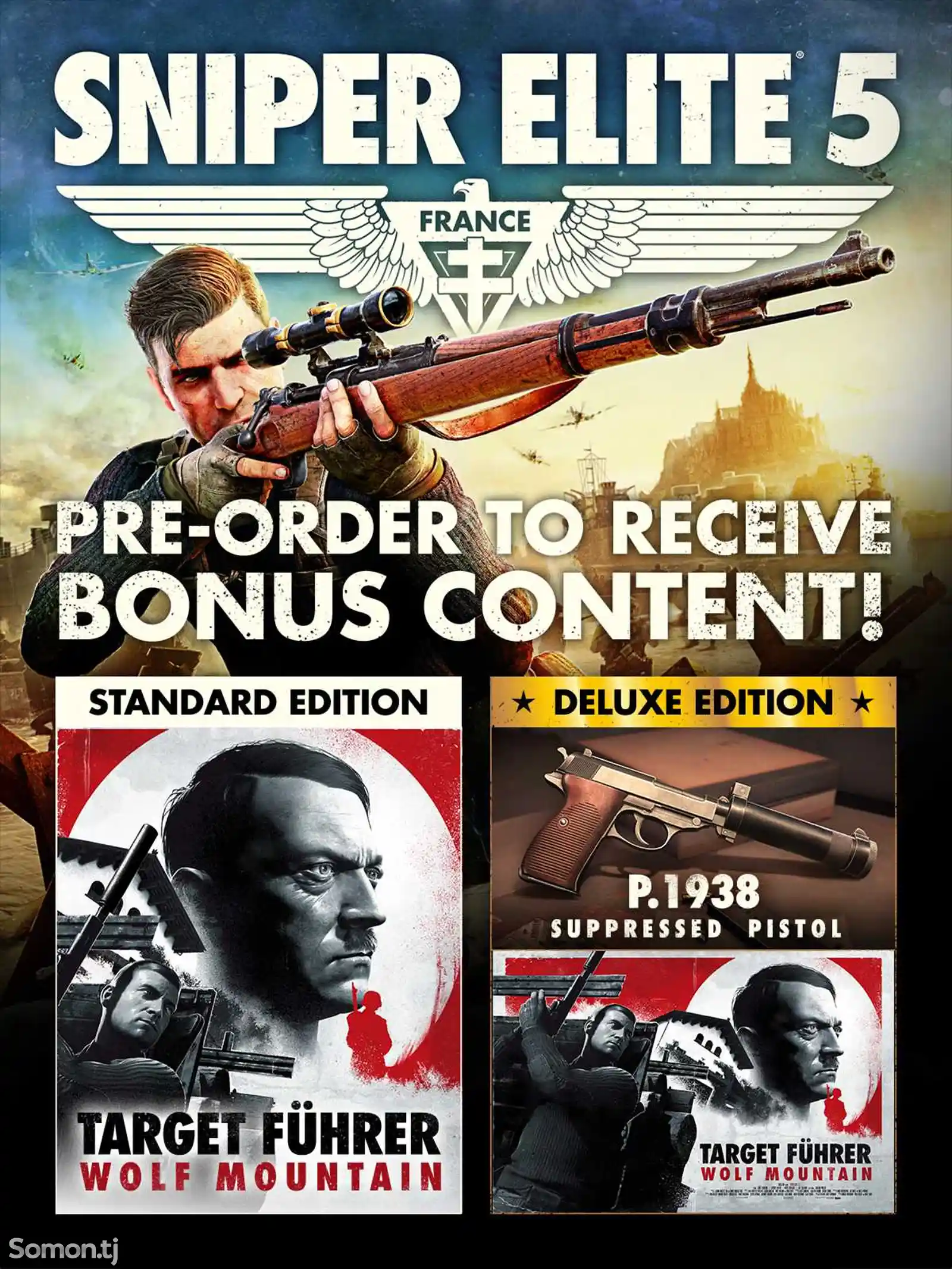 Игра Sniper Elite 5 Deluxe Edition для Sony PS4-3