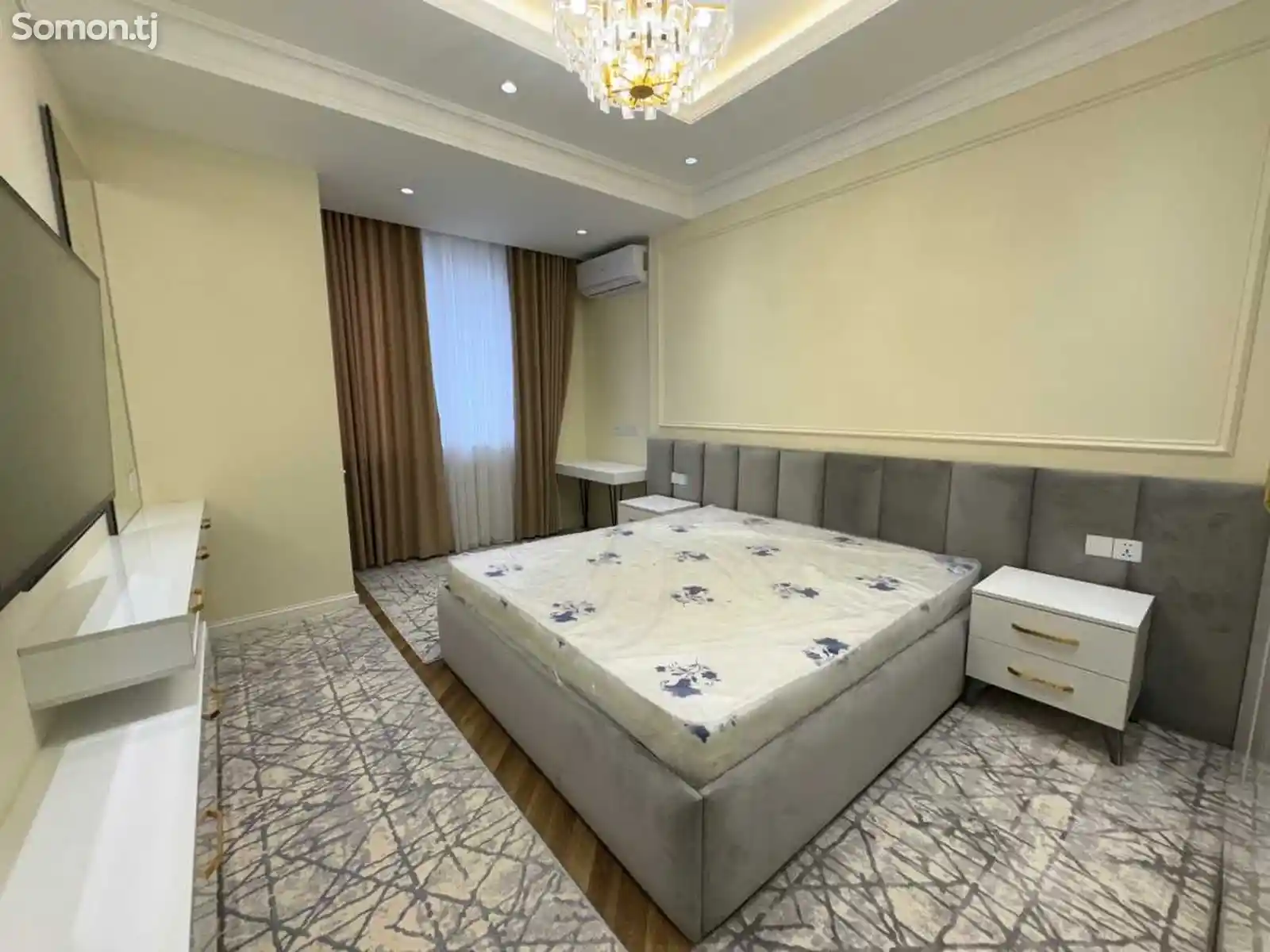 2-комн. квартира, 12 этаж, 80м², Исмоили Сомони-3