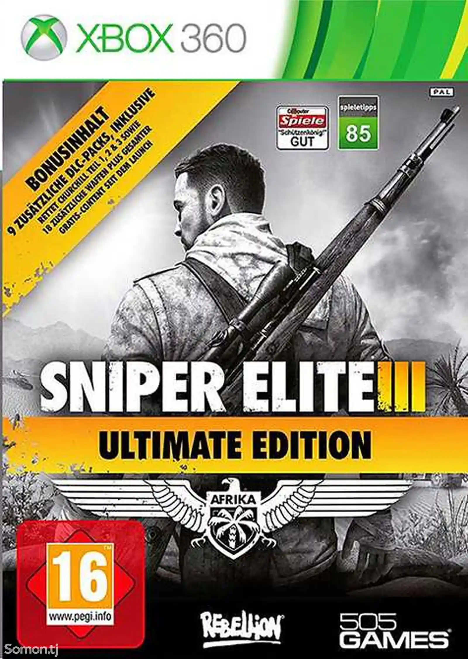 Игра Sniper elite 3 для прошитых Xbox 360