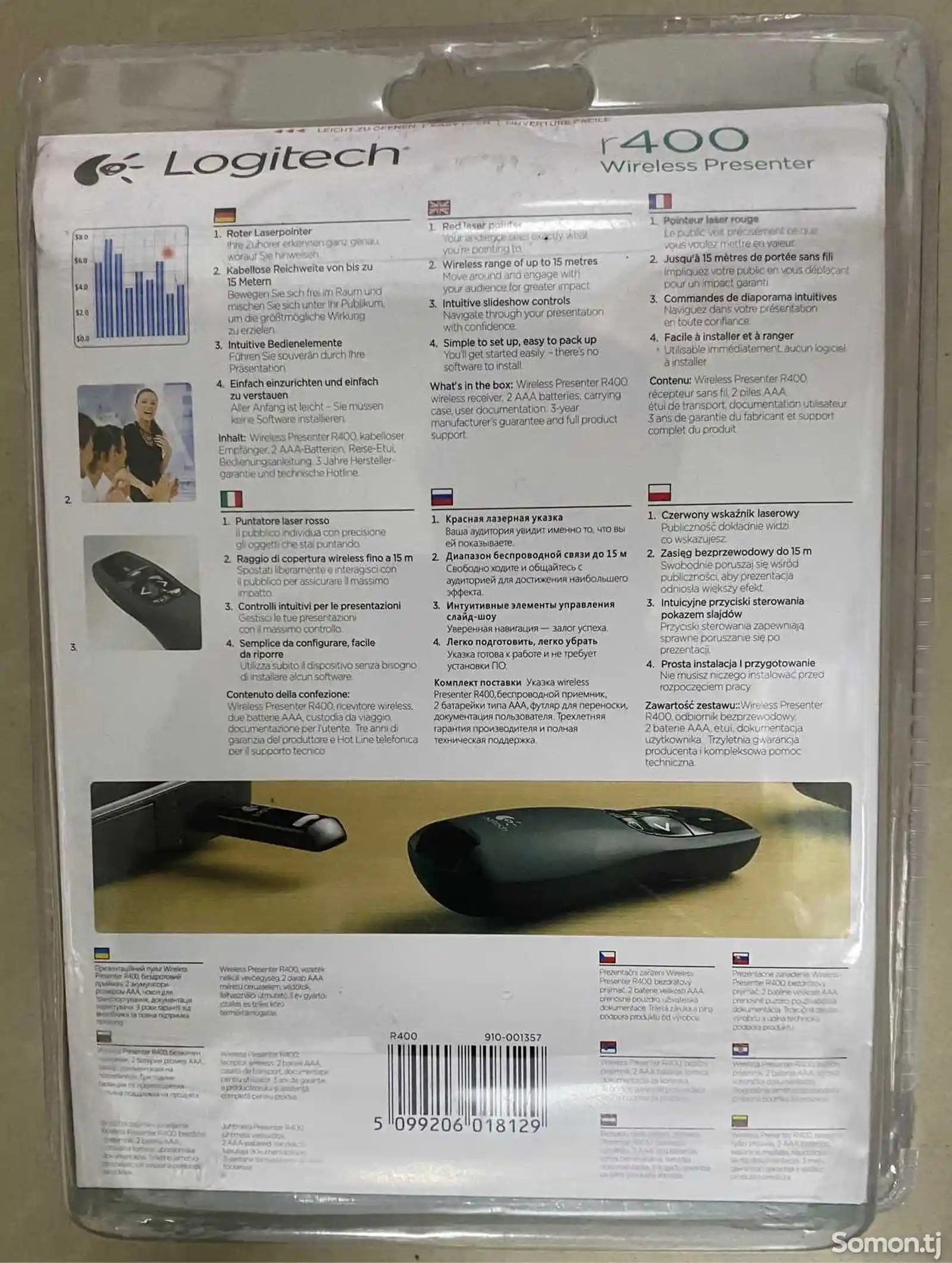 Указка Logitech R400-2