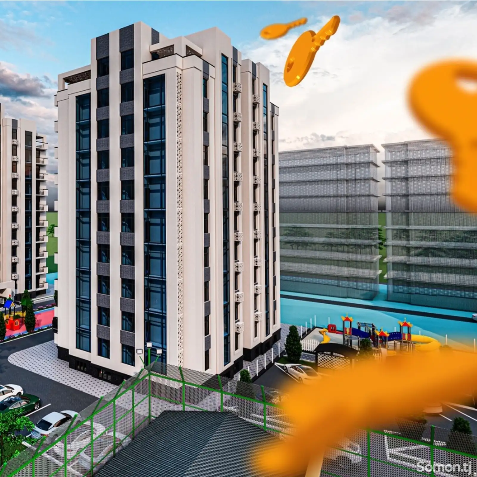 2-комн. квартира, 6 этаж, 76 м², 17 мкр-1