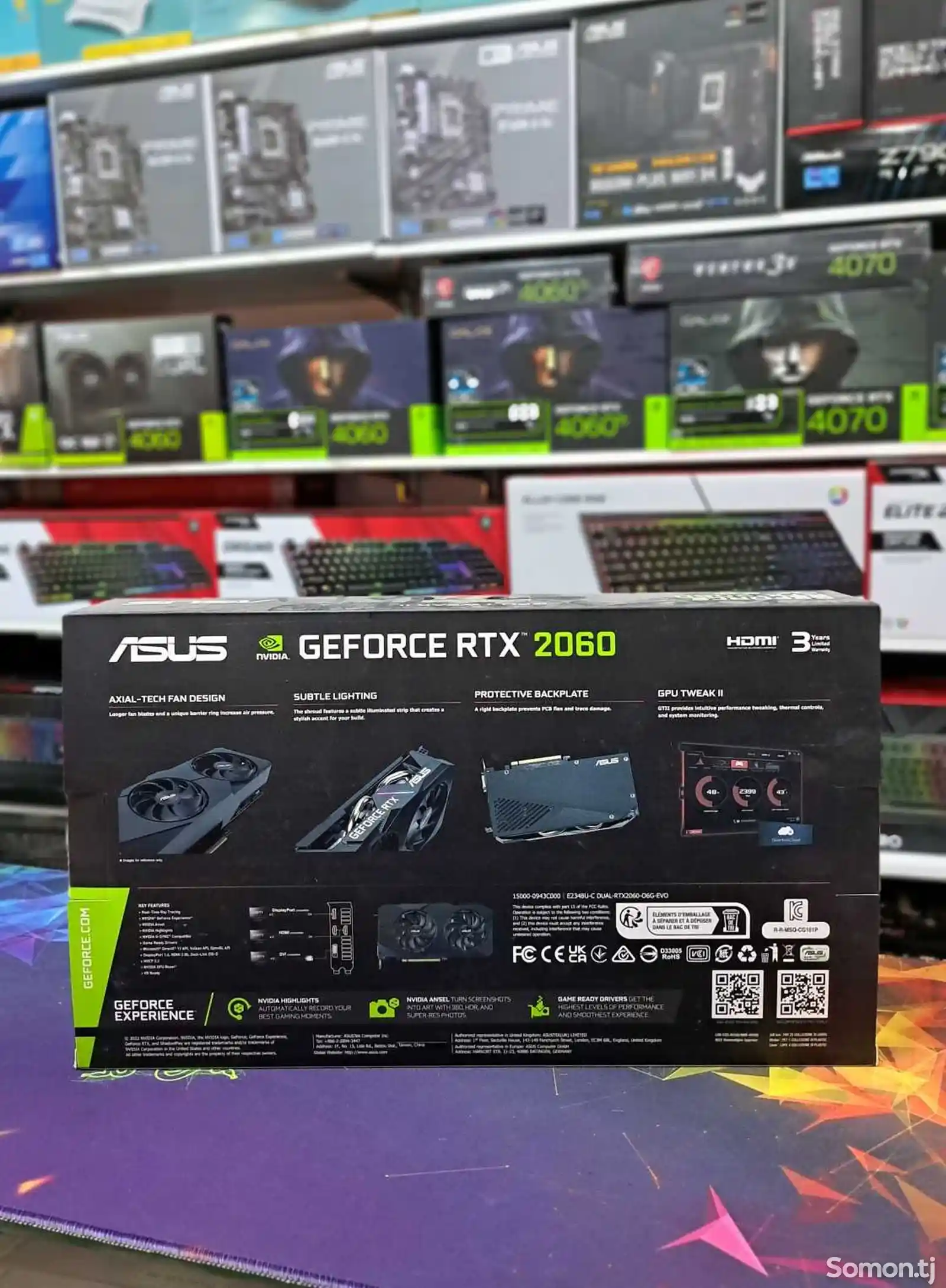 Видеокарта ASUS Dual GeForce RTX2060-2