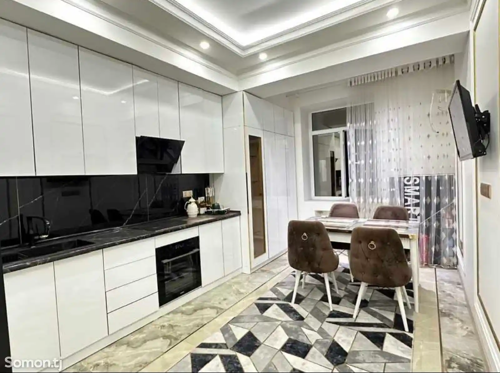 2-комн. квартира, 6 этаж, 90м², Исмоили Сомони-1