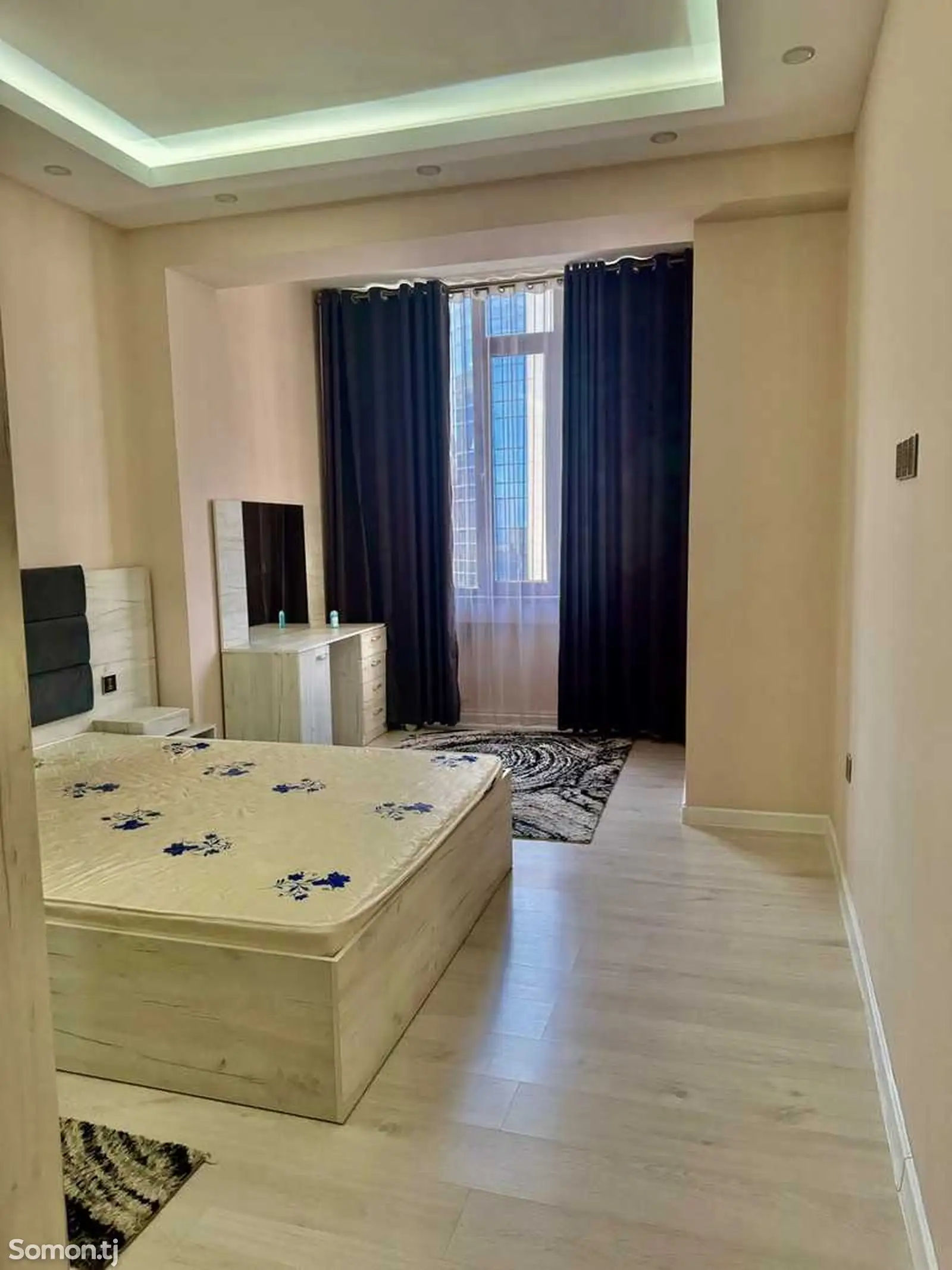 2-комн. квартира, 15 этаж, 55м², Айни-1