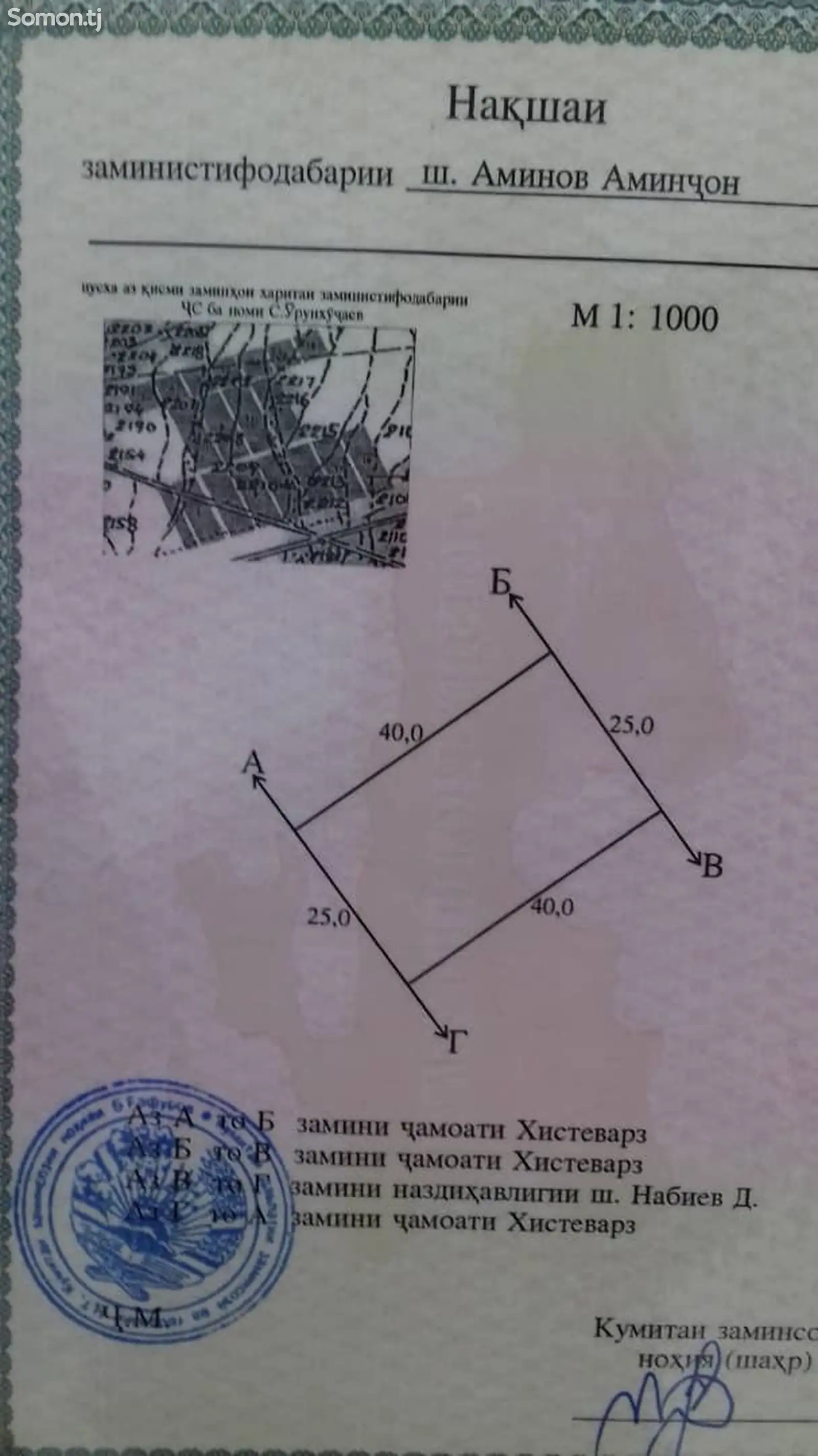 Продажа постройки с земельным участком 10 соток, Бобоҷон Ғафуров