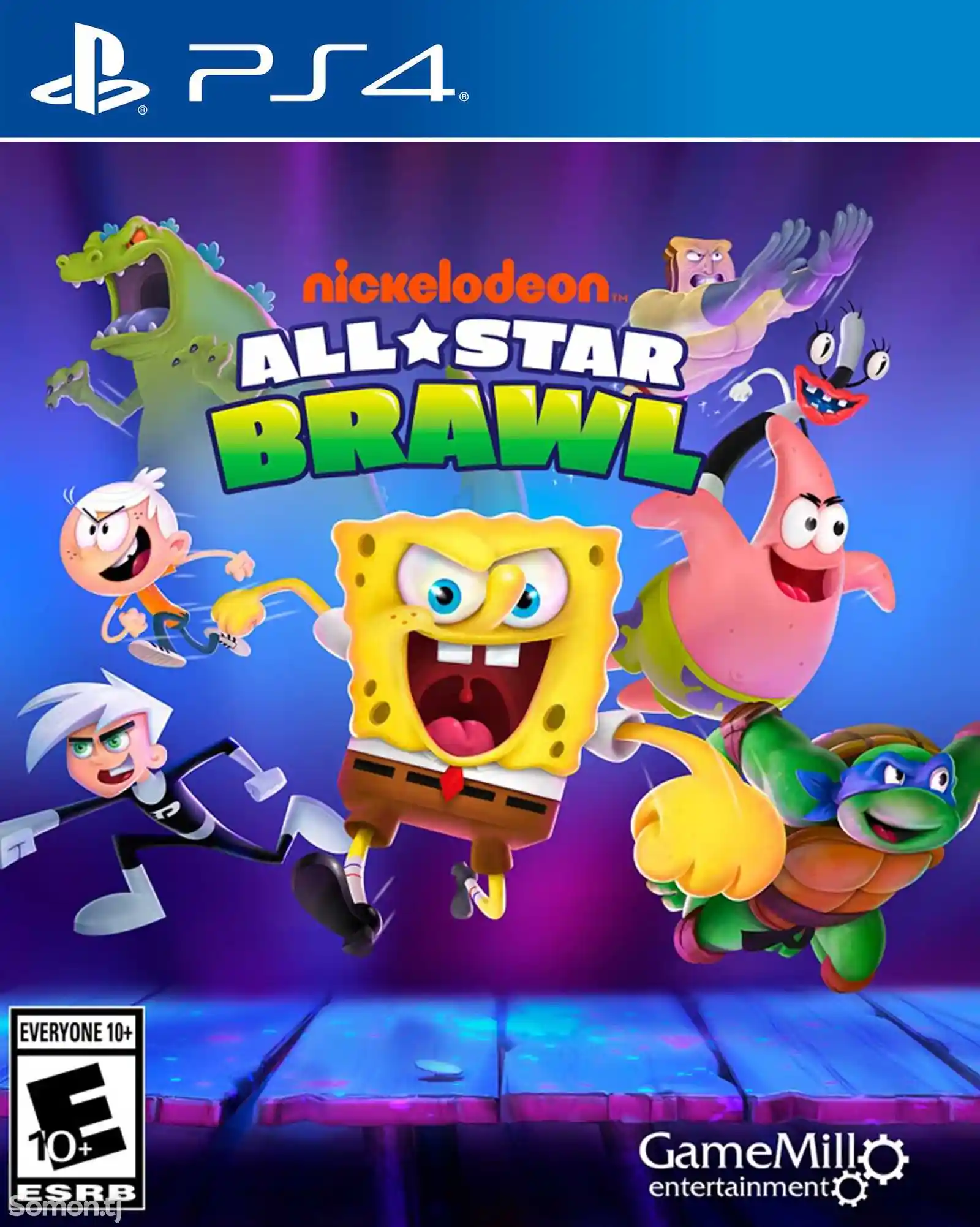 Игра Nickelodeon all star brawl для PS-4 / 5.05 / 6.72 / 7.02 / 7.55 / 9.00 /-1