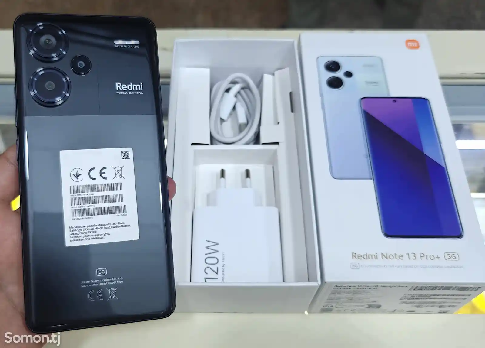 Xiaomi Redmi Note 13 Pro+, black duos 8/256Gb-5