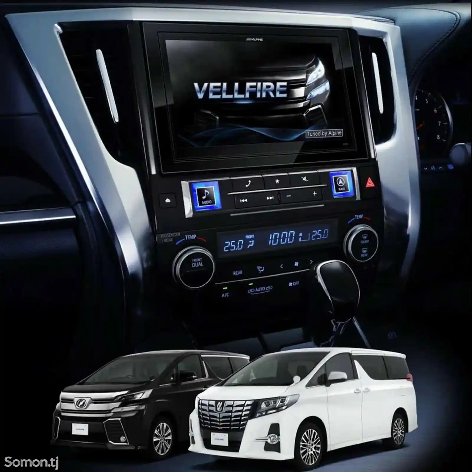 Магнитола для Toyota Vellfire, Alphard 2008-2015г-3