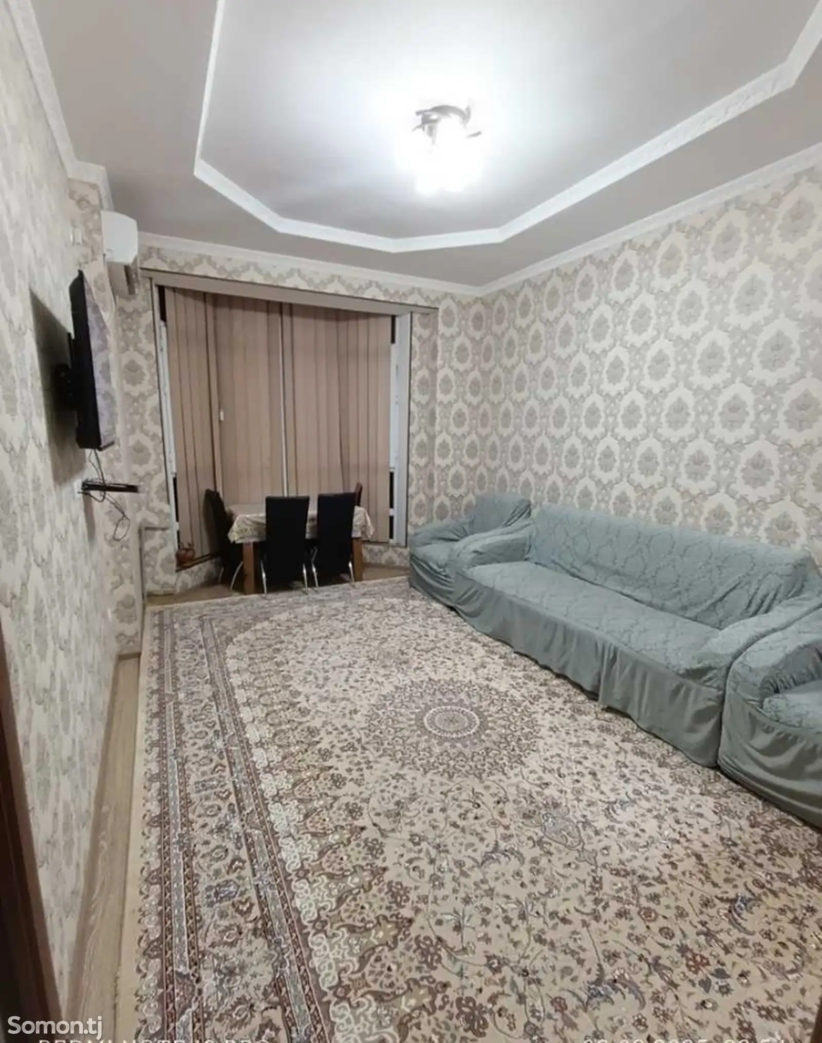 3-комн. квартира, 6 этаж, 62м², И Сомони-1