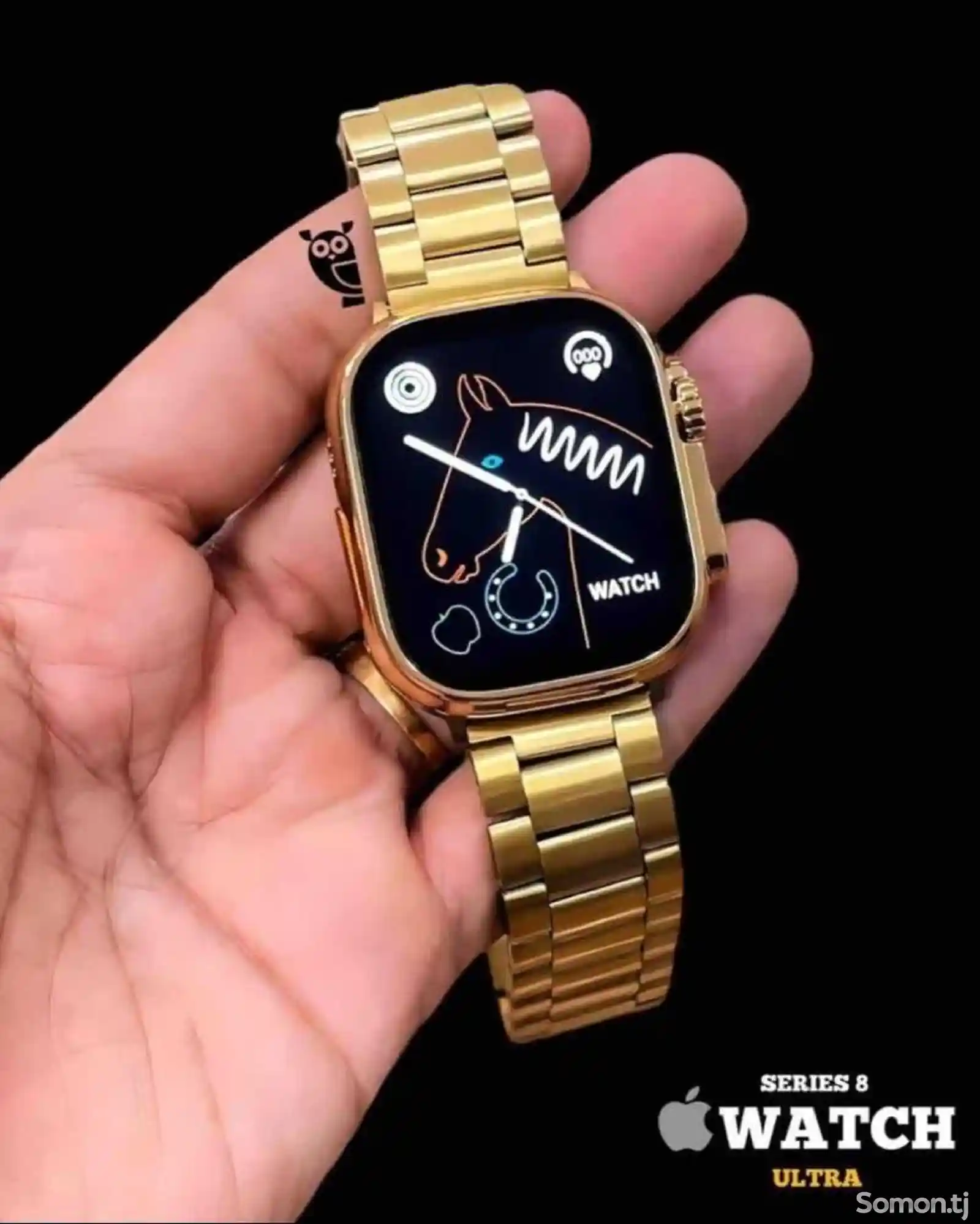 Смарт часы Watch 8 ultra Gold-4