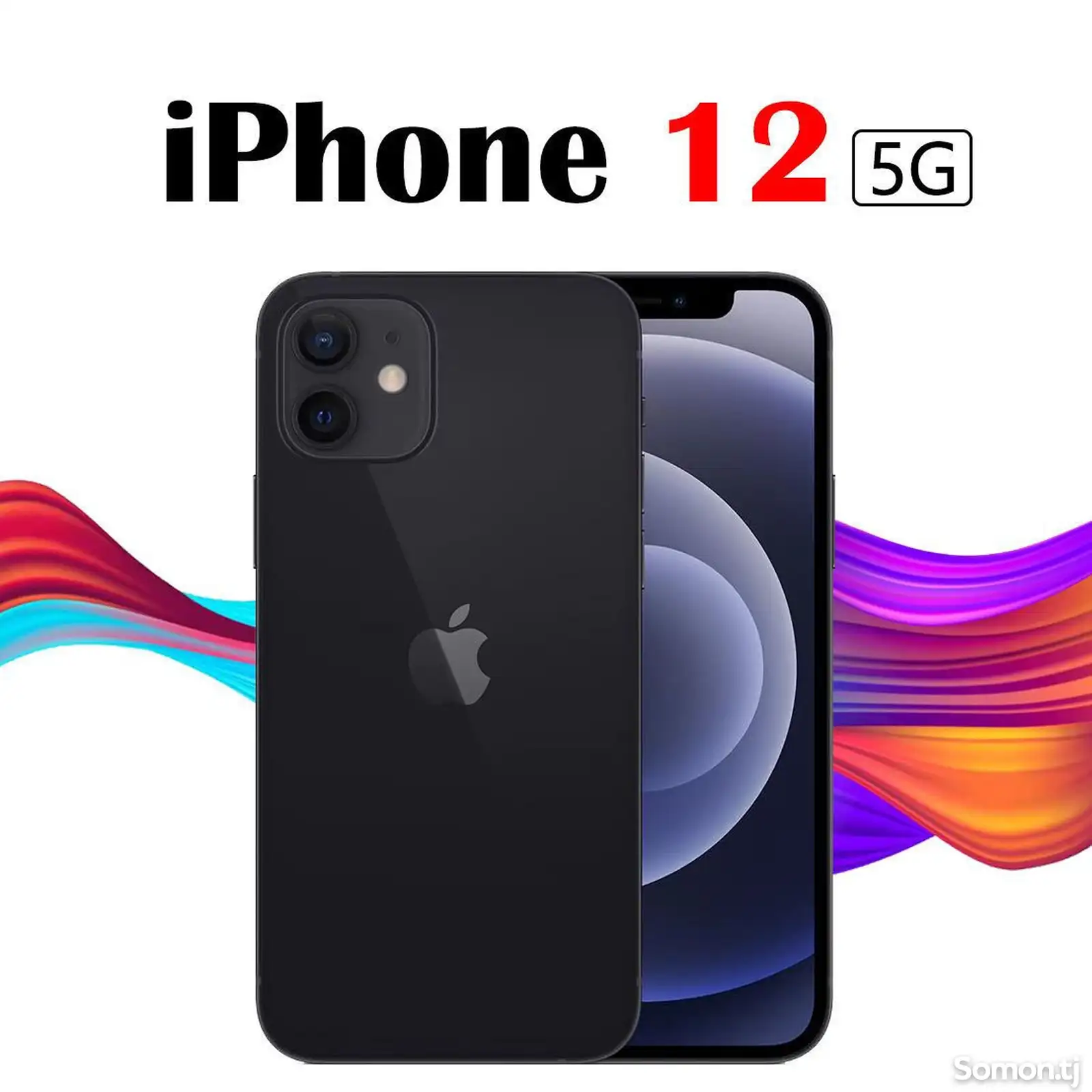 Apple iPhone 12, 64 gb, Black-1