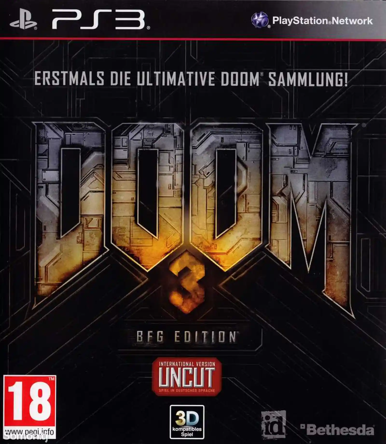 Игра Doom 3 Bfg Edition для Play Station-3