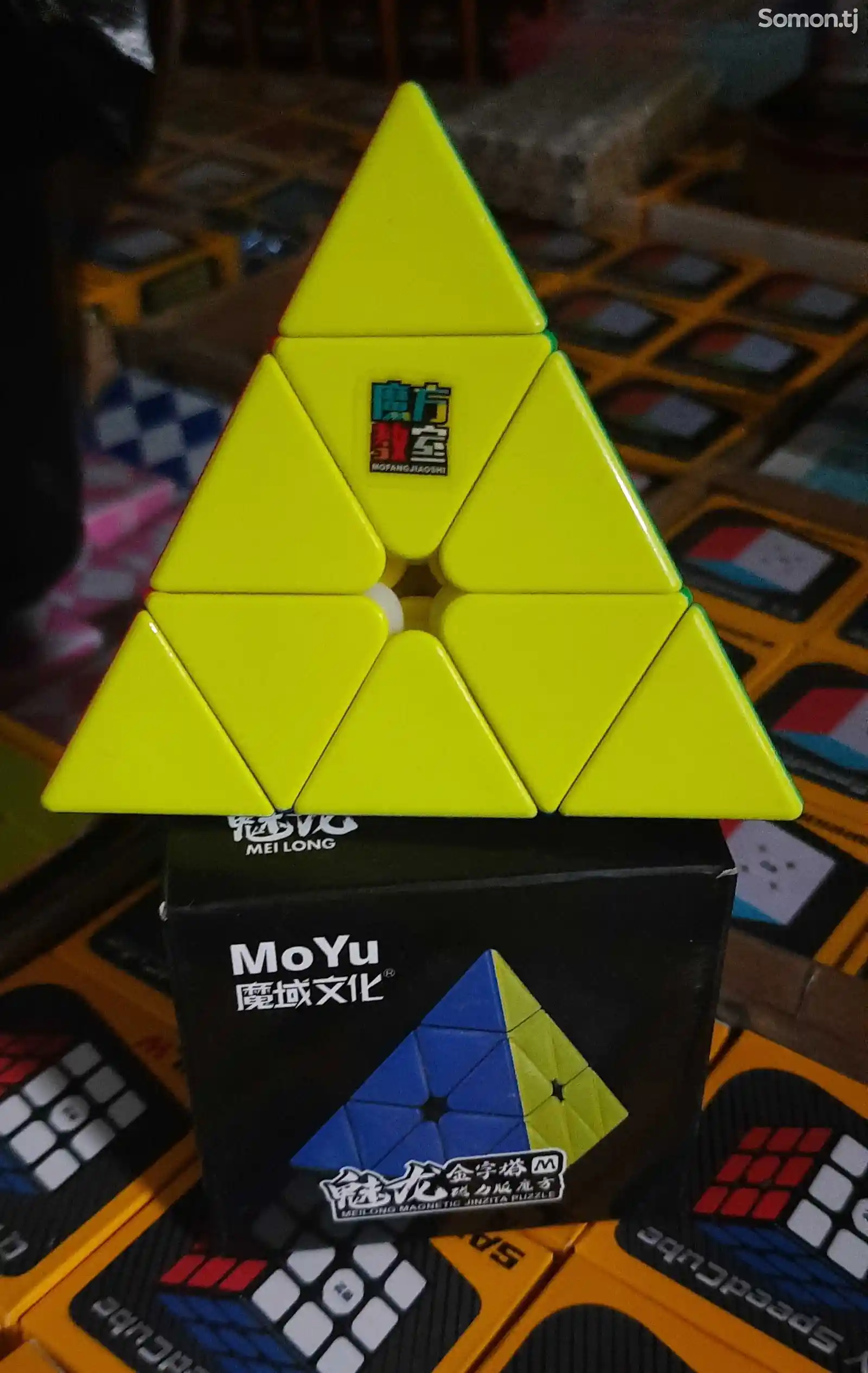 Кубик Рубикa магнитный Пирамида, MoYu Meilong Pyraminx M Magnetic-1