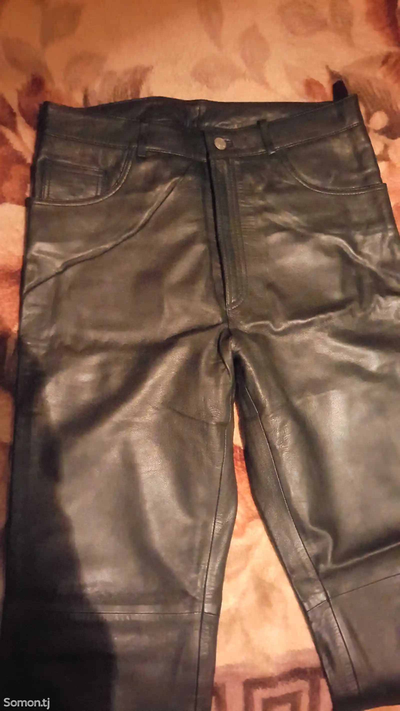Кожаные брюки-6