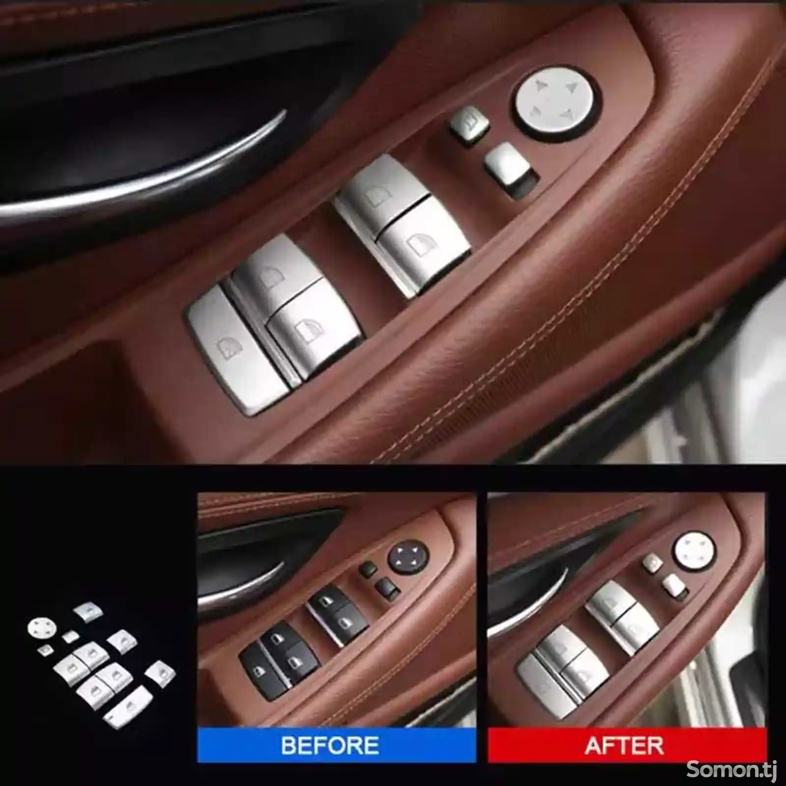 Кнопки стеклоподъёмника BMW F10-6