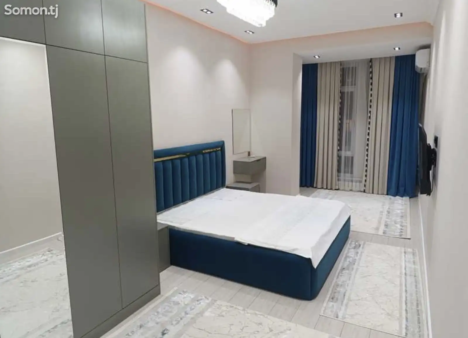 2-комн. квартира, 12 этаж, 70м², Сомони-1