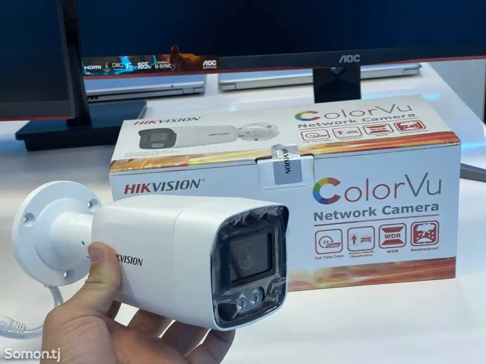 Камера наружная IP Hikivision DS 2CD2047G2 LU Color Vu 4мм 4мп-3