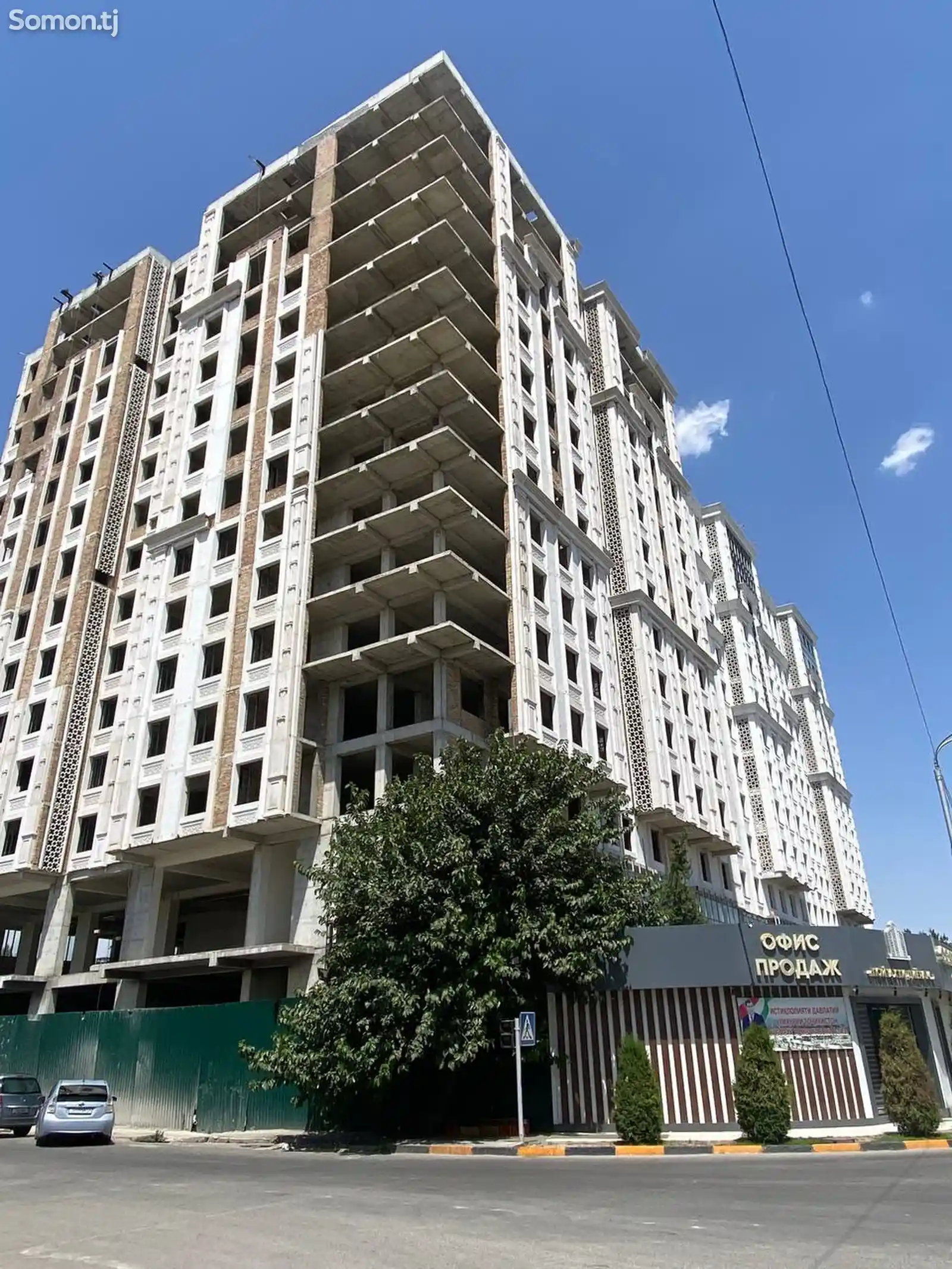 3-комн. квартира, 10 этаж, 83 м², Шохмансур-1