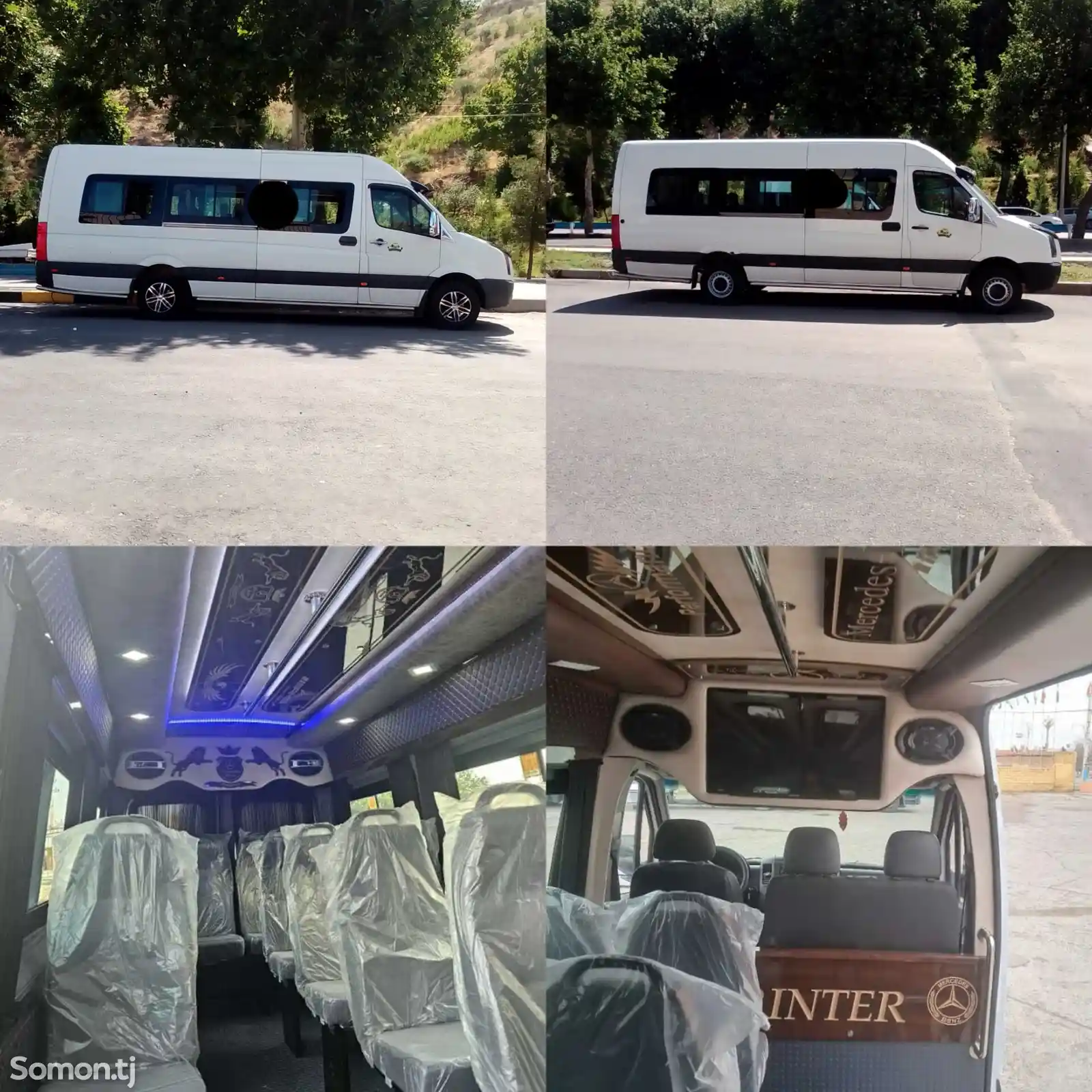 Услуги перевозки пассажиров на mercedes benz sprinter-6