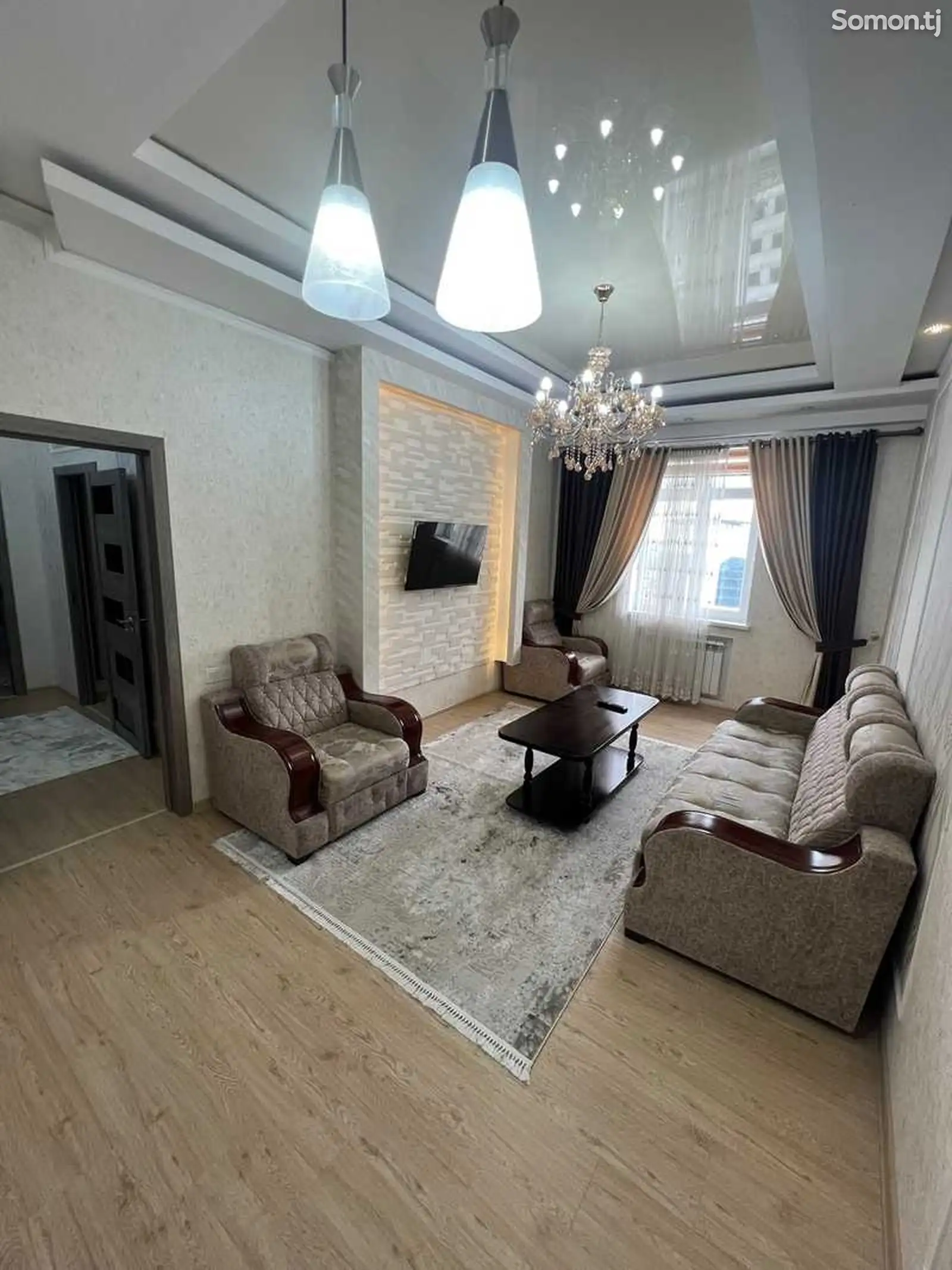 3-комн. квартира, 13 этаж, 95м², И.Сомони-1