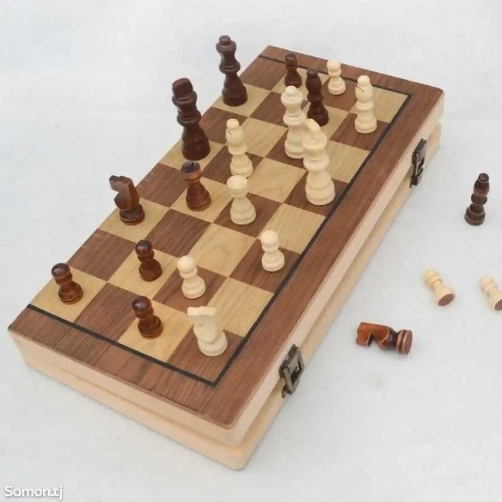 Магнитные шахматы и шашки 2в1-3