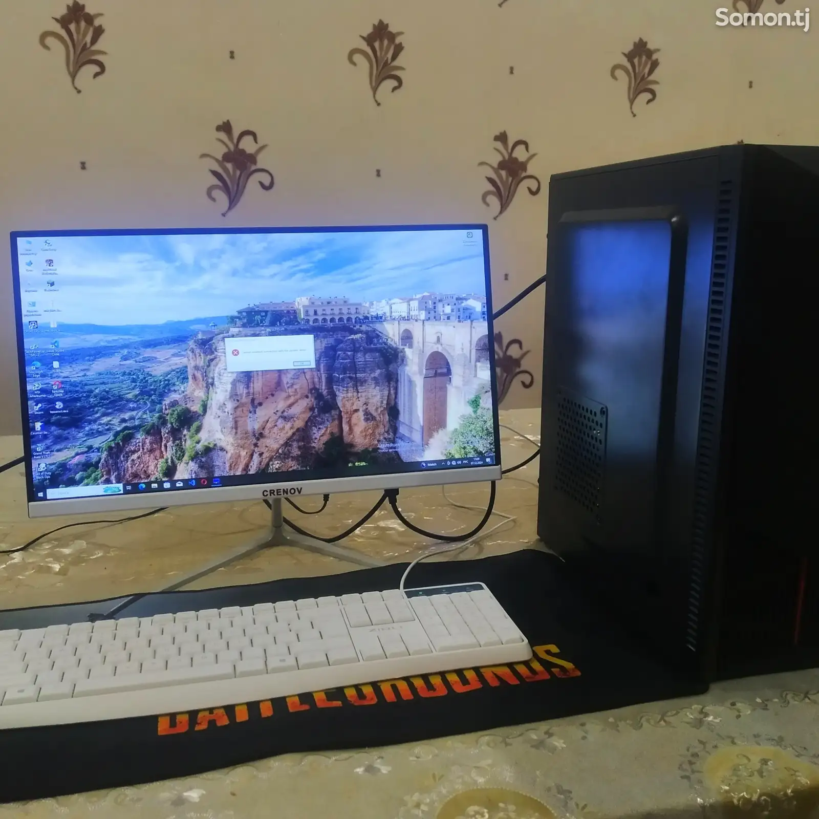 Персональный компьютер Core I5 9400F / 8Gb DDR4 / 256Gb SSD +500Gb HDD / GTX 550 Ti