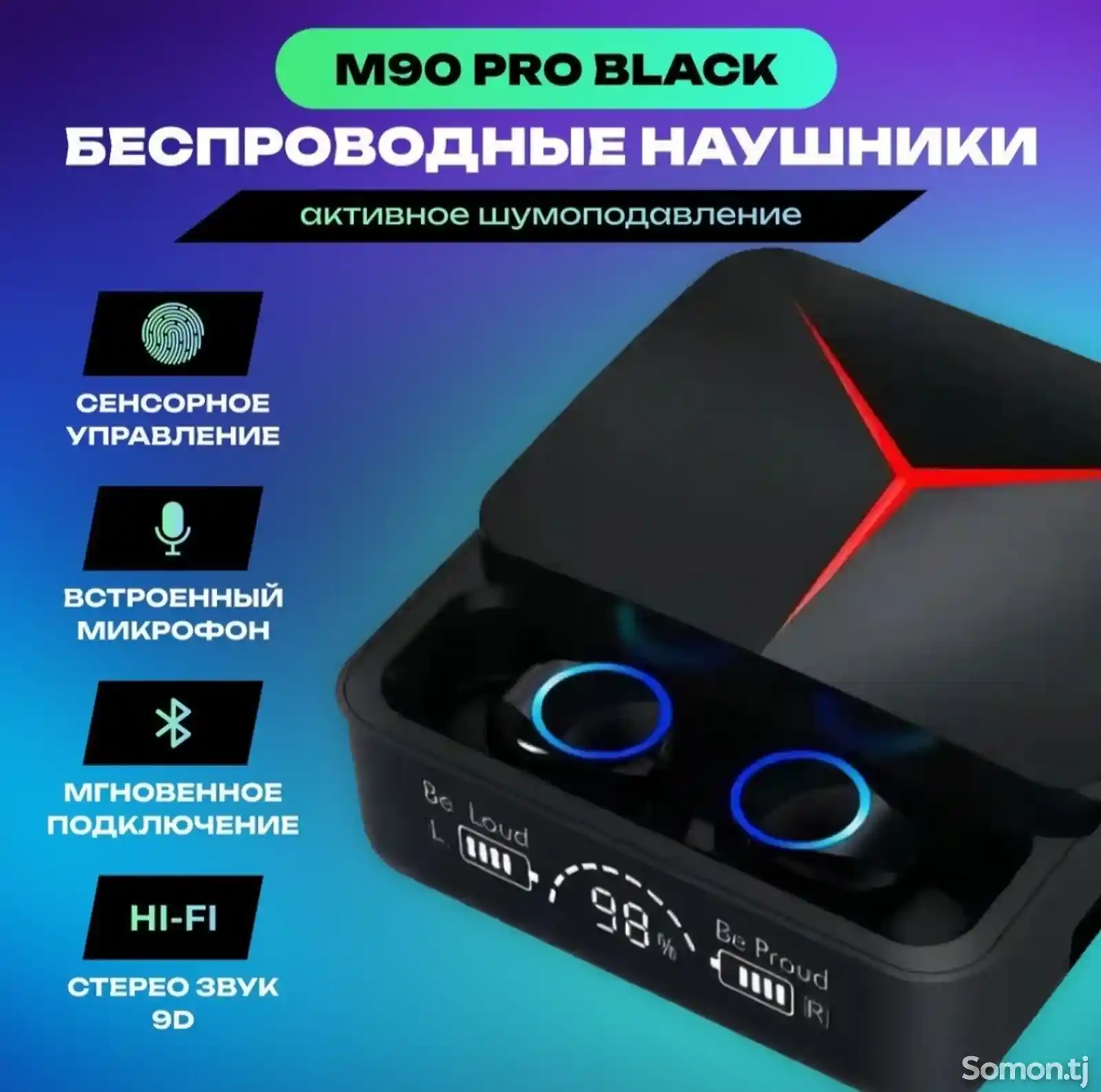 Беспроводные наушники M90 Pro-1