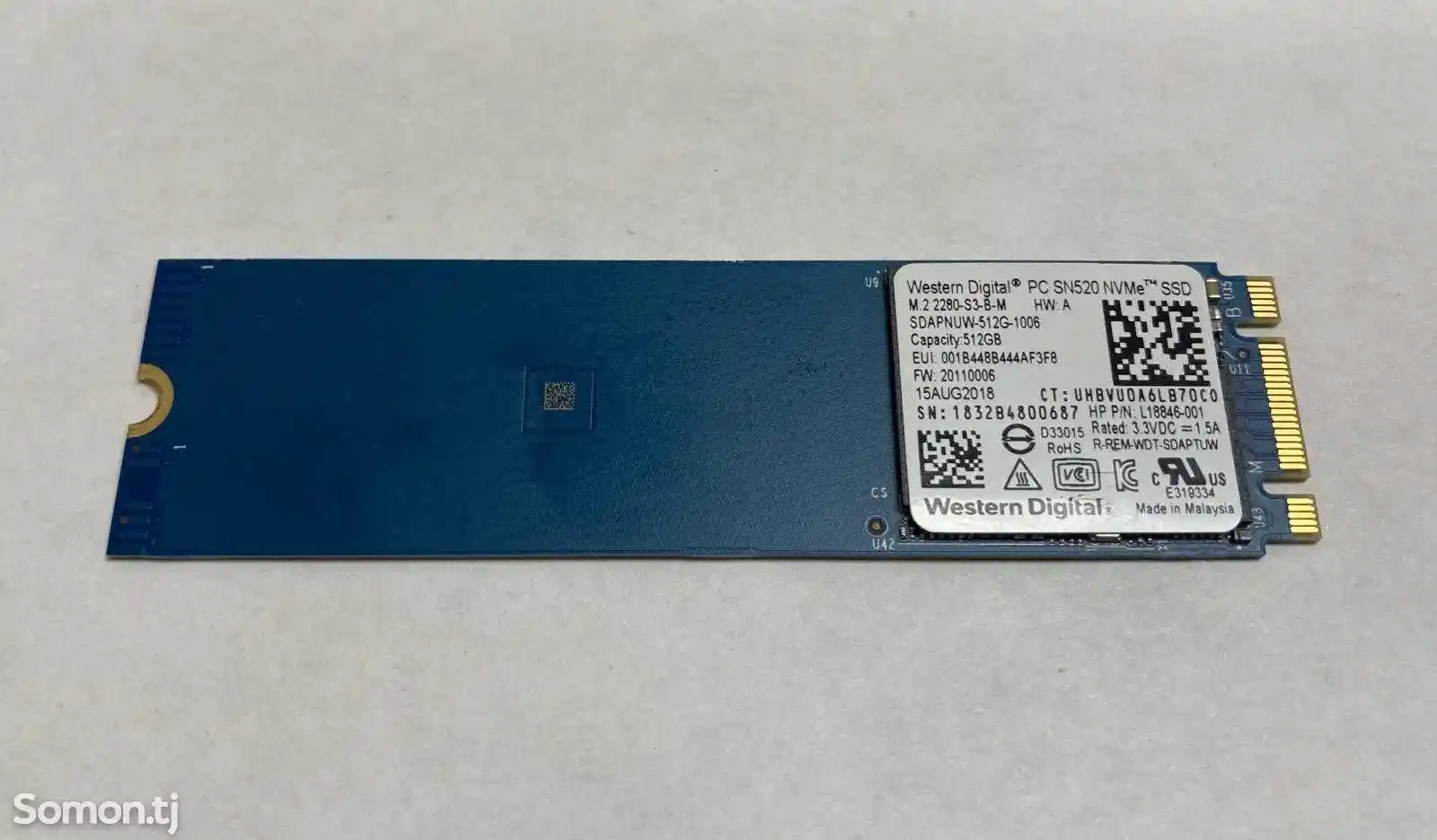 SSD накопитель M2 Western Digital 512GB-2
