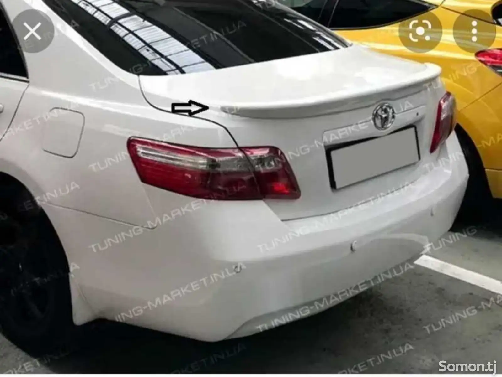 Спойлер на Toyota Camry 2