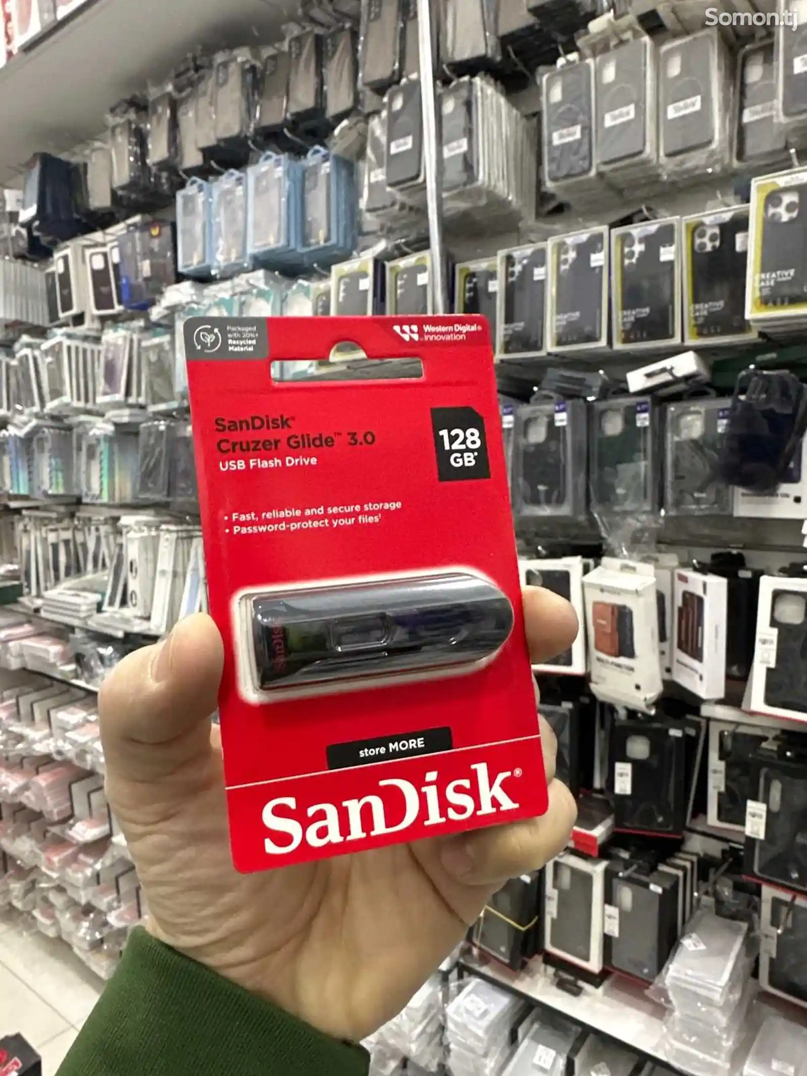 Флешка USB Sandisk Glide 3.0 128GB