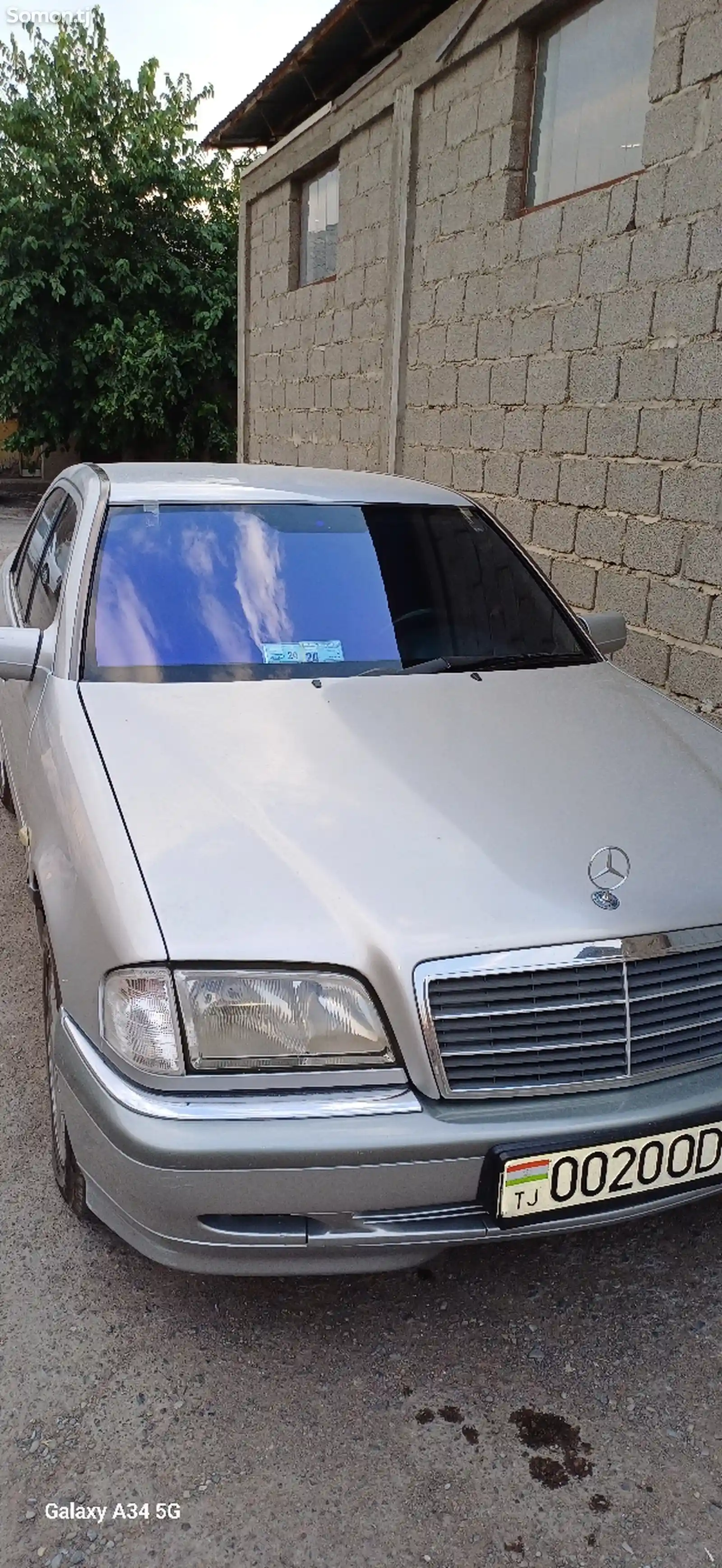 Лобовое стекло анти блик от Mercedes-Benz w202-2