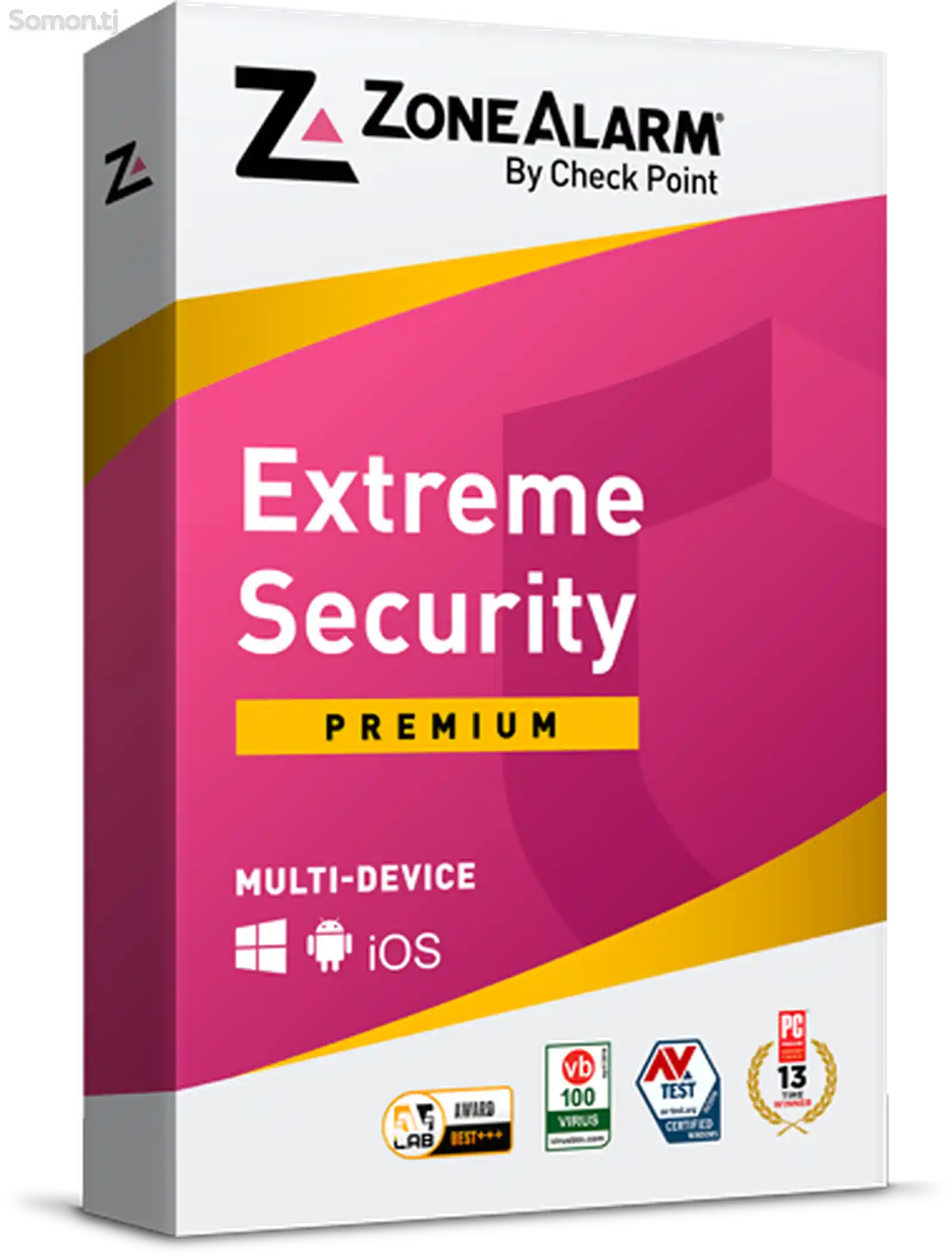 Антивирус ZoneAlarm Extreme Security - иҷозатнома 1 роёна, 1 сол